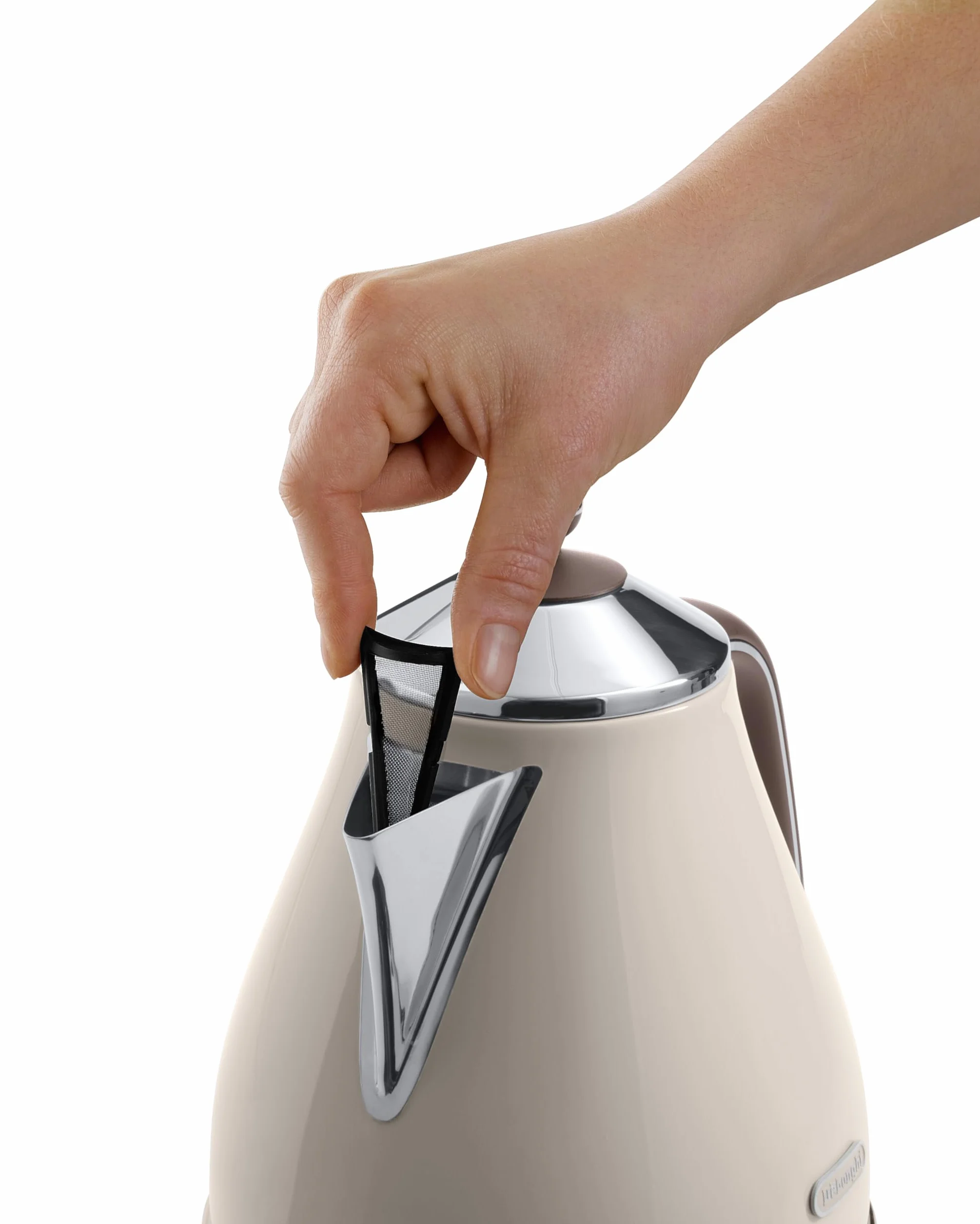 De'Longhi KBOV 2001 Bouilloire (1,7 l, style rétro) taille unique beige