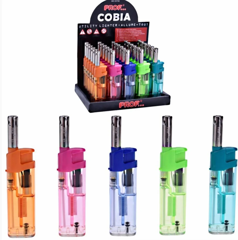 Briquet rechargeable embout métal pour cuisinière barbecue bougies