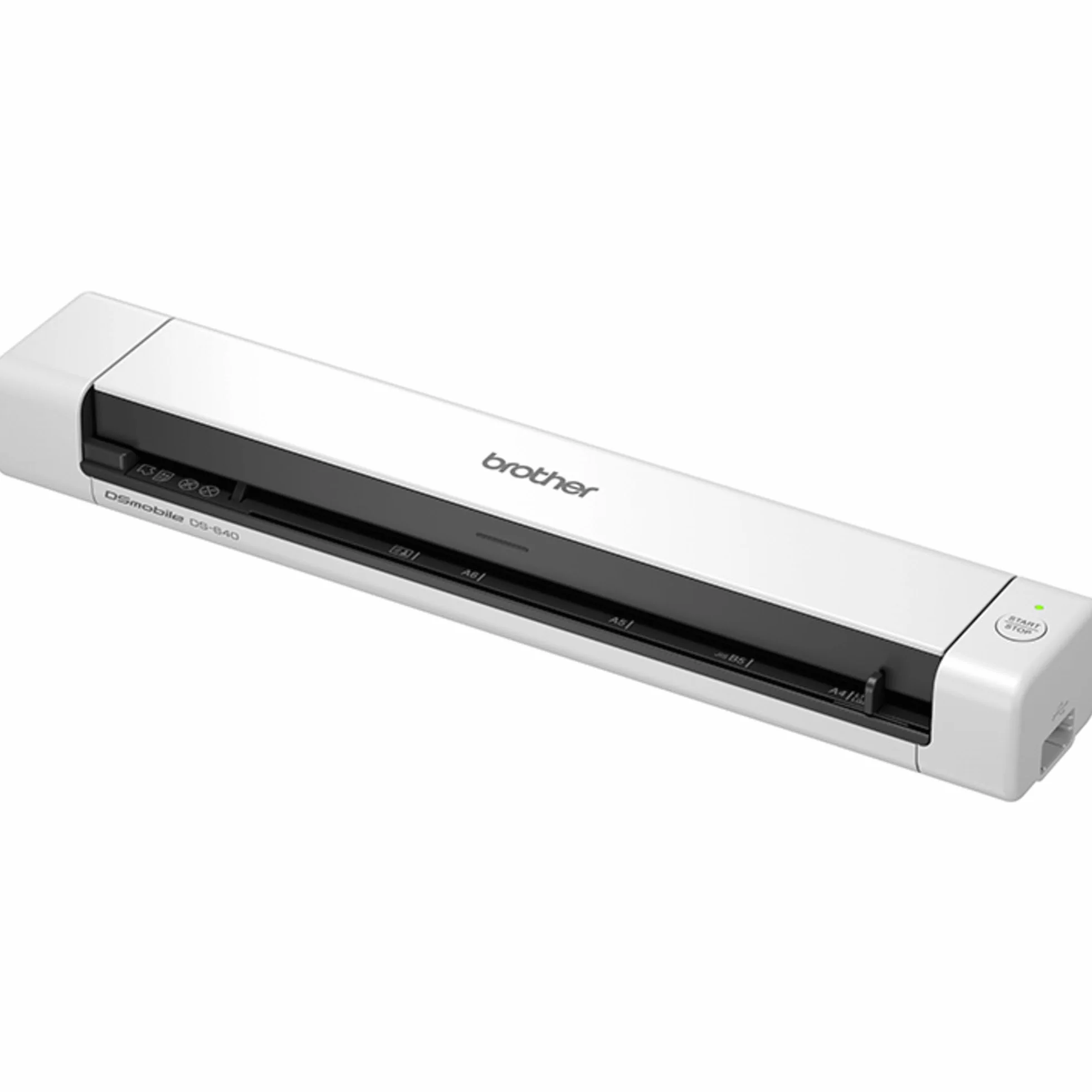 Brother Skaner mobilny DS-640 | A4 | Zasilanie USB | 15 str./min | kolorowy | czarny/biały | Dsmobile | skanowanie do USB