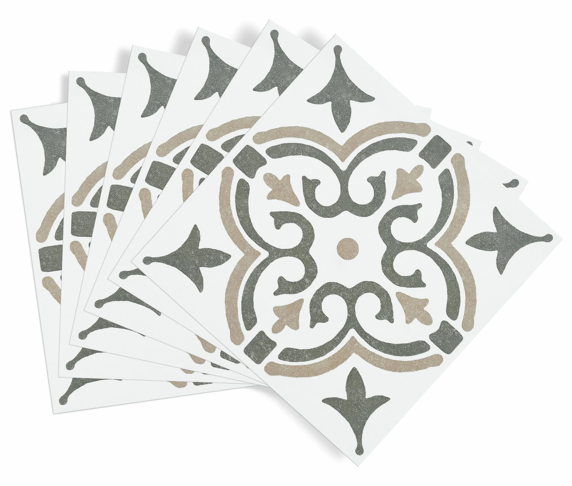 d-c-fix PVC adhesive murale Jamila olives 15x15 cm - stickers carrelage crédence cuisine salle de bain