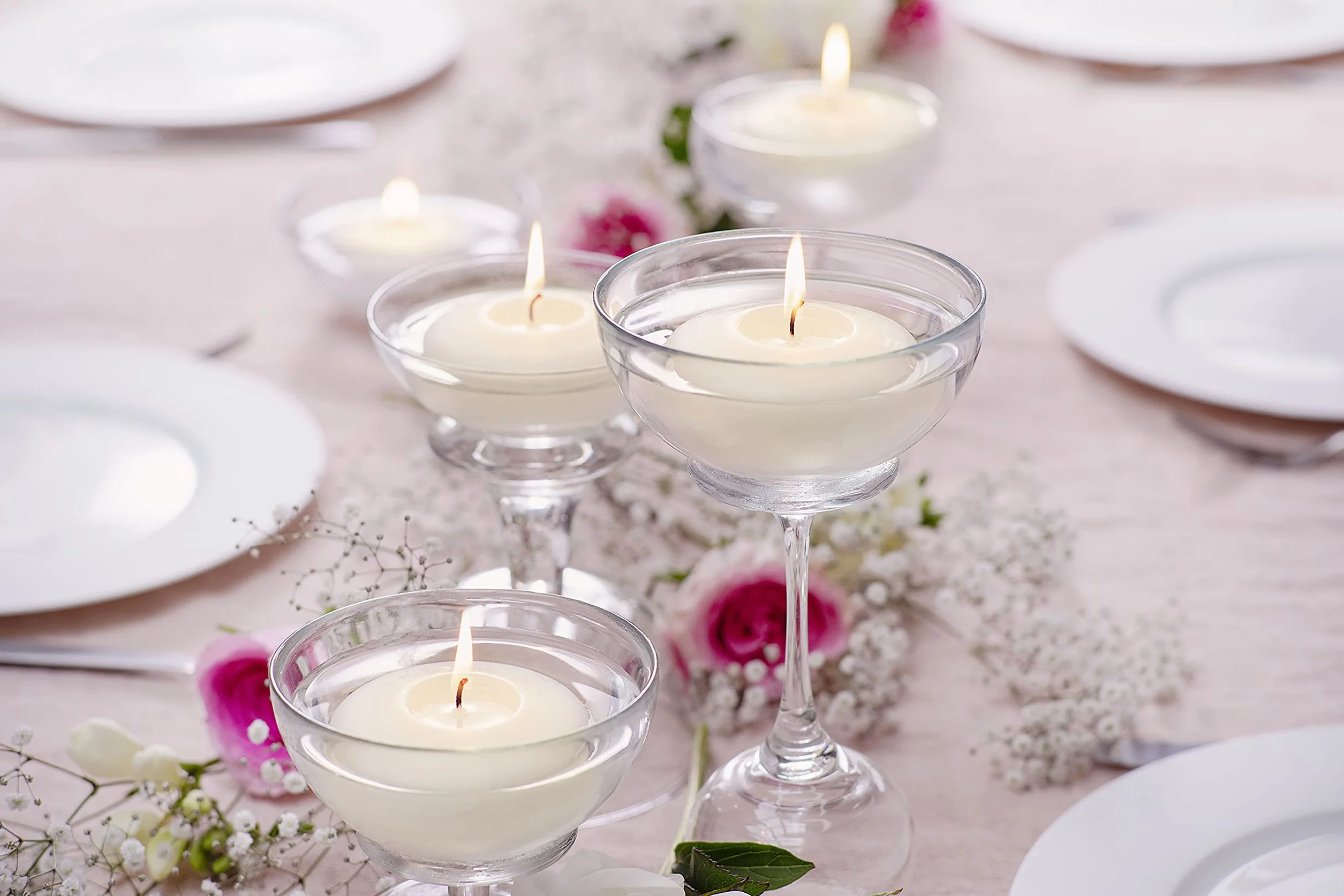 Bolsius Maxi bougies flottantes Blanc