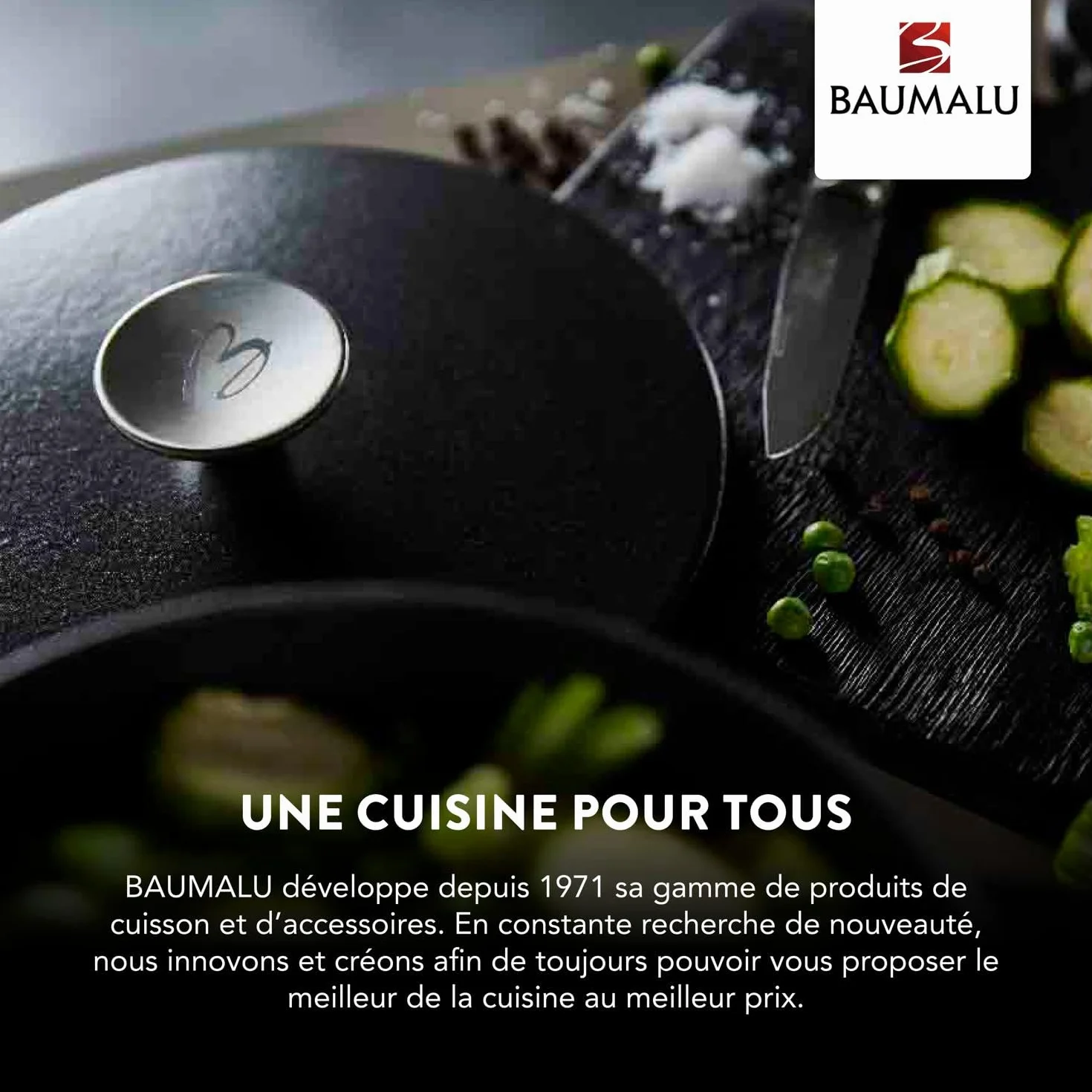 Baumalu, Service à Fondue Savoyarde en Fonte Émaillée Rouge, 20 cm, pour 6 personnes, comprenant 1 réchaud, 1 brûleur, 1 caquelon et 6 fourchettes