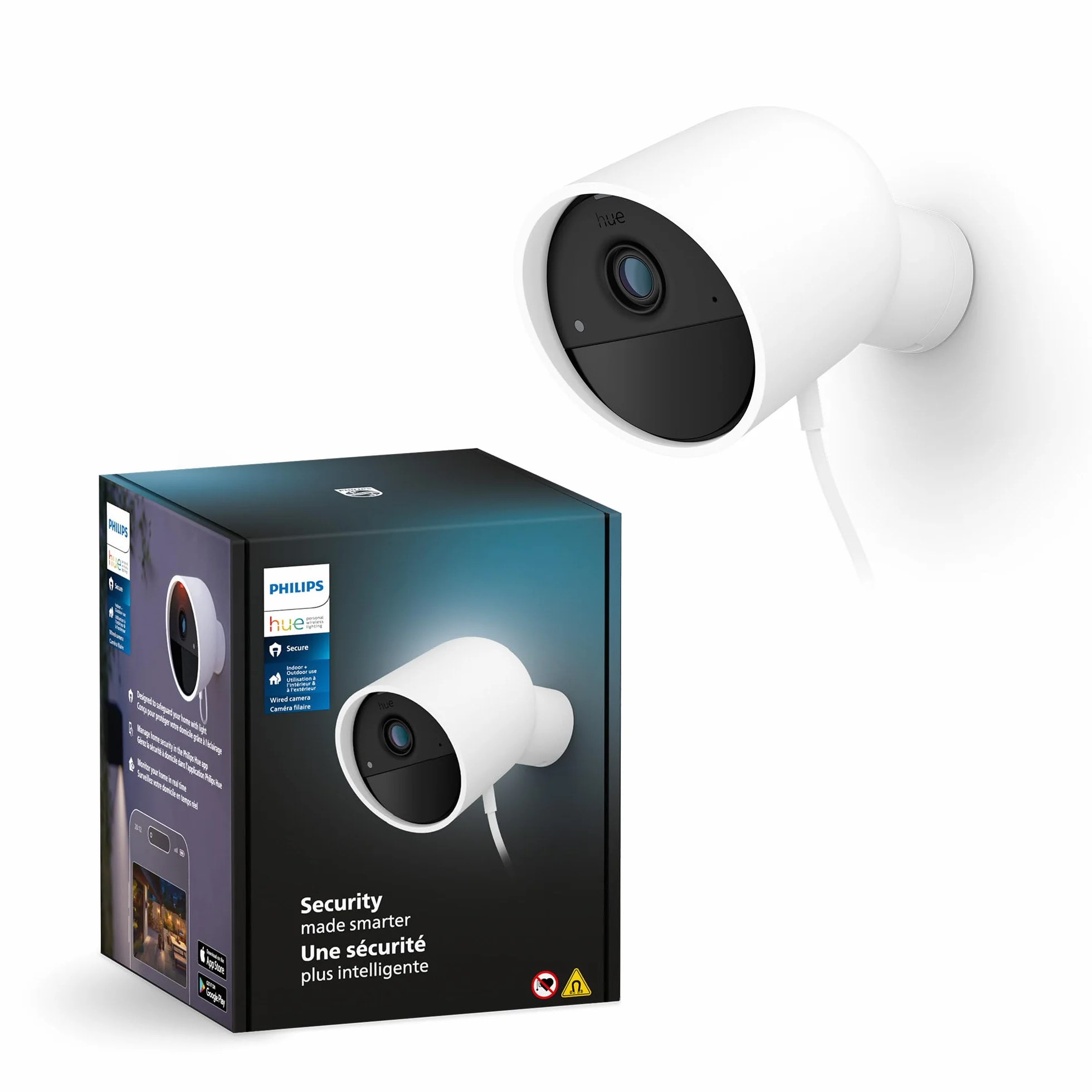 Philips Hue Raven Kamera przewodowa biała