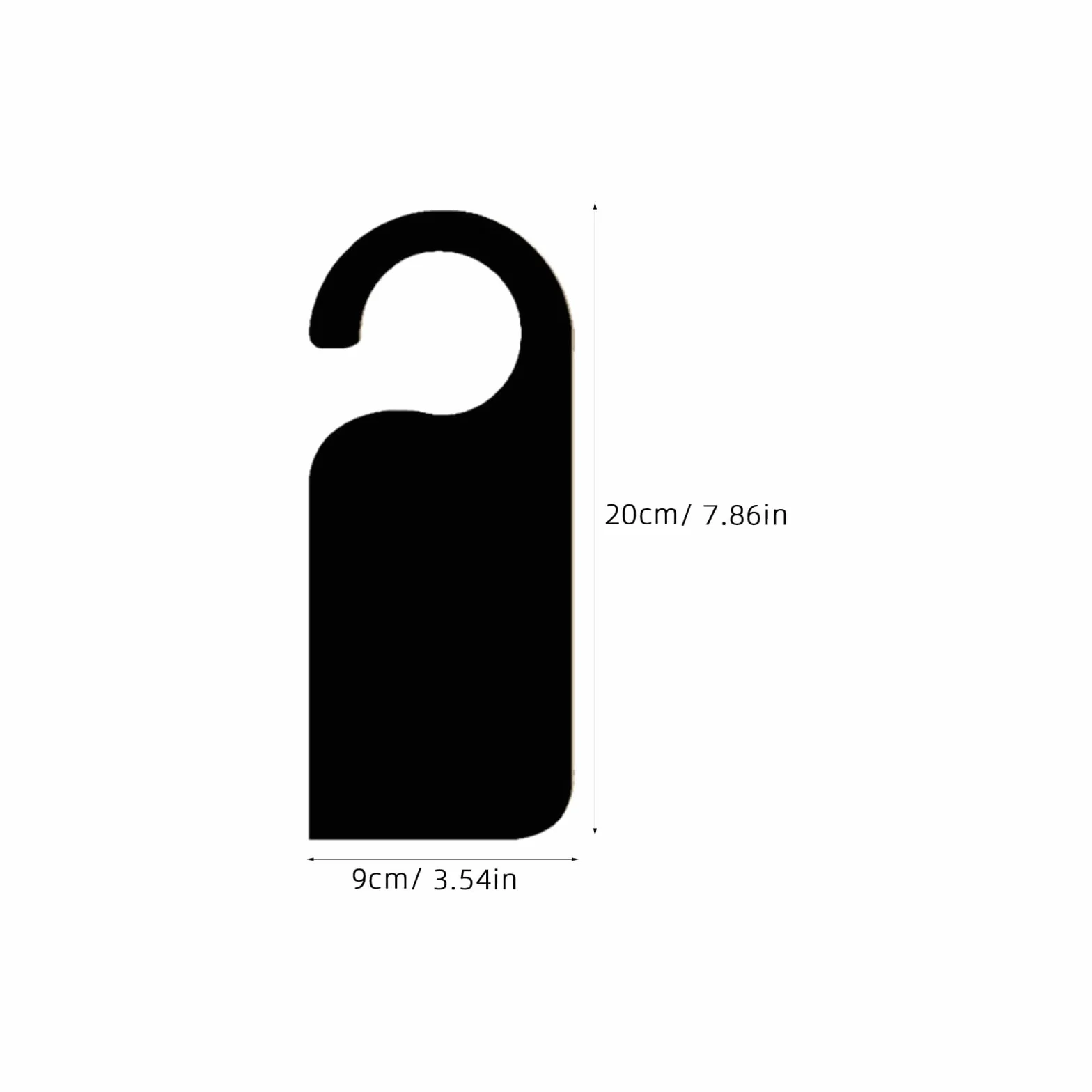 Lot de 6 Mini Tableaux Noirs Suspendus pour Poignées de Porte Standard - Étiquettes Message Réutilisables Décoration Chambre Cuisine Bureau