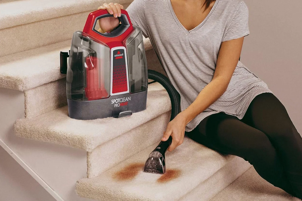 BISSELL SpotClean ProHeat 36988 Shampouineuse Canapé 330W Nettoyeur Tapis Moquettes Meubles Tissus Voiture