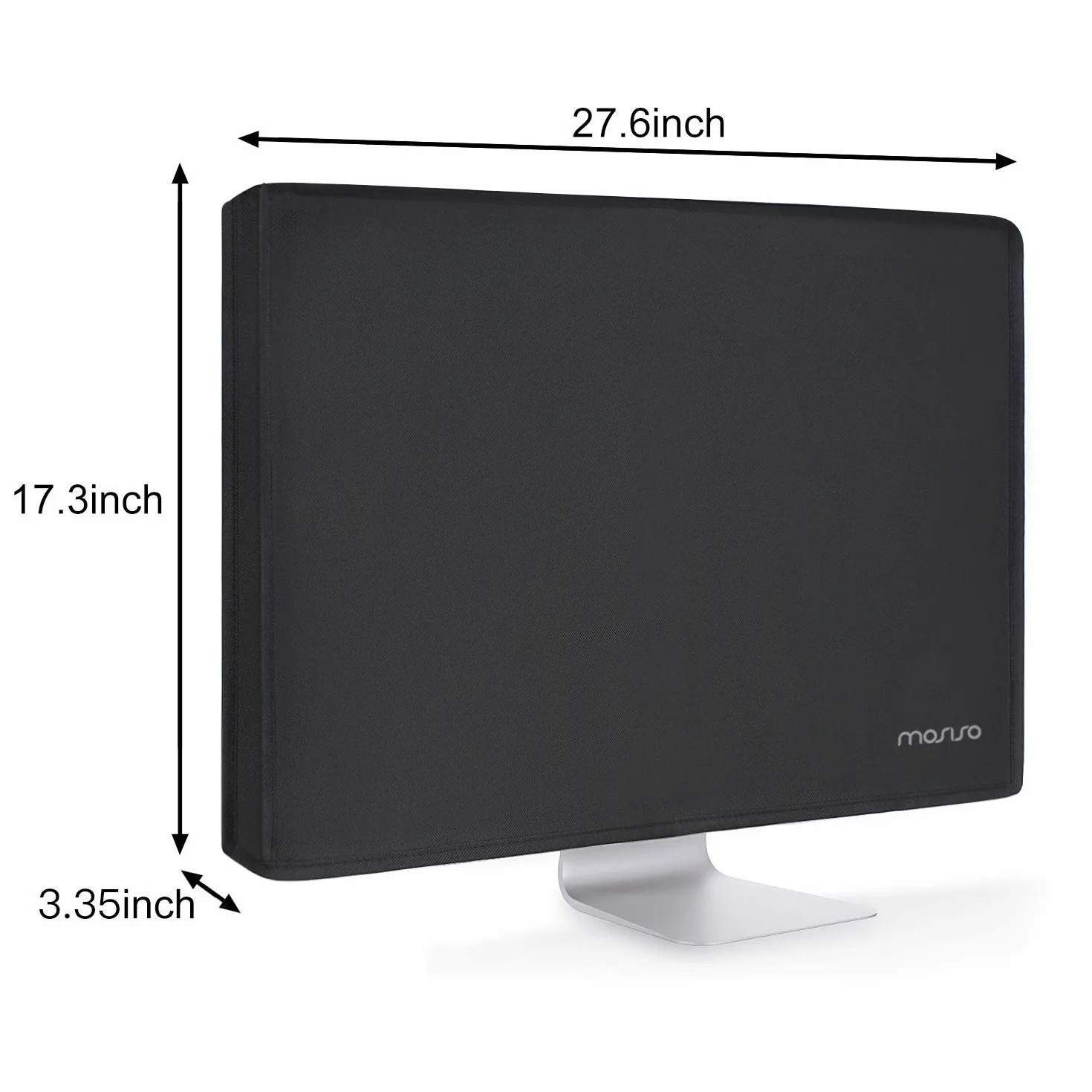 MOSISO Osłona przeciwpyłowa 26, 27, 28, 29 cali antystatyczna poliestrowa osłona ekranu LCD/LED/HD osłona ekranu kompatybilna z 26-29" iMac, PC, komputerem stacjonarnym i telewizorem, czarny