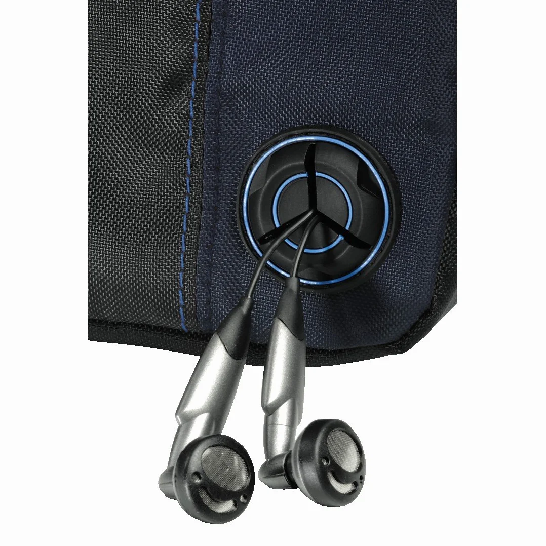 Hama 33716, Etui na Odtwarzacz CD i 3 Płyty, Czarny/Granatowy
