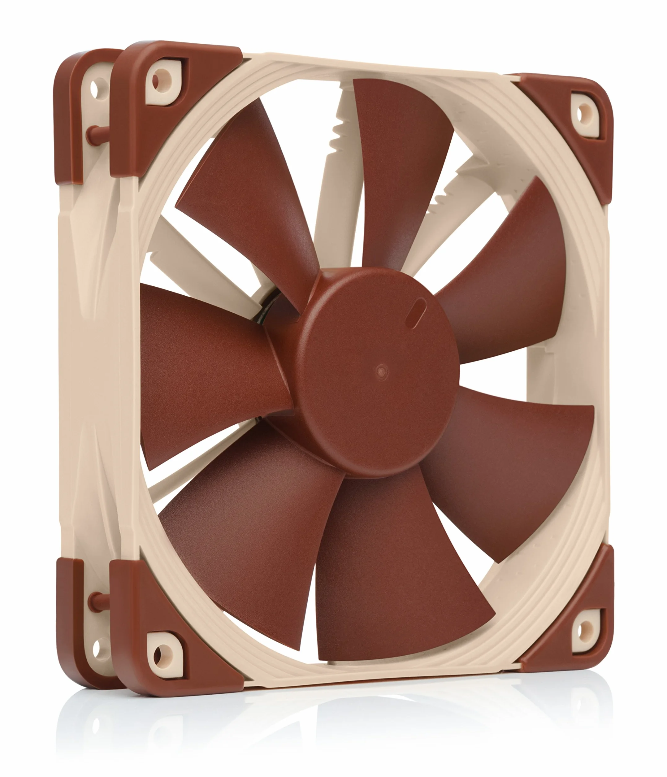 Noctua NF-F12 PWM, Cichy, 4-Pinowy Wentylator Klasy Premium (120 mm, Brązowy)