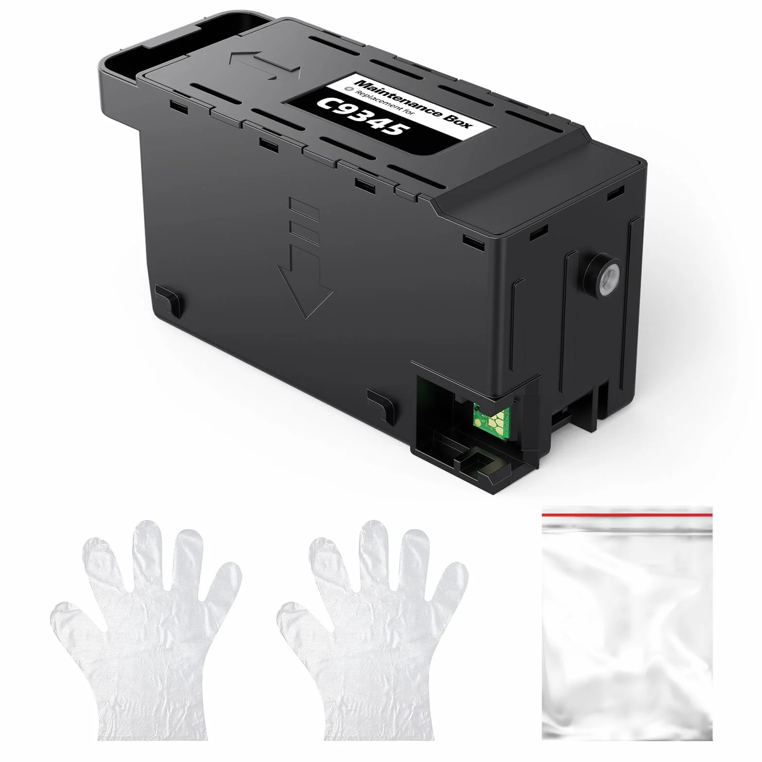 Skydo C9345 Boîte de maintenance compatible Epson WF-7840 ET-16600 ET-16650 ET-8550 ET-5850 ET-5880 WF-7820 WF-7830 ET-5800