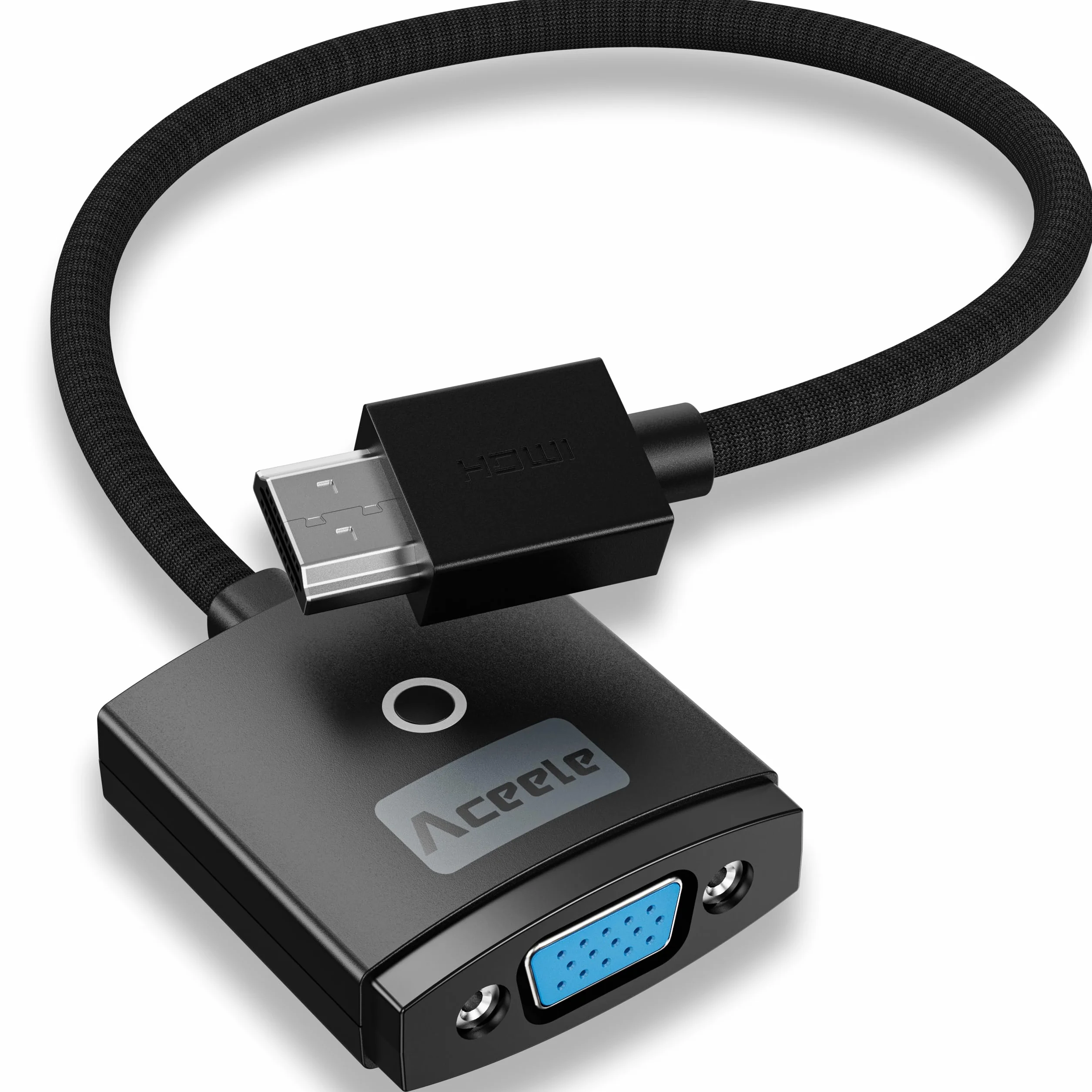 Aceele Adaptateur HDMI vers VGA Full HD mâle vers femelle