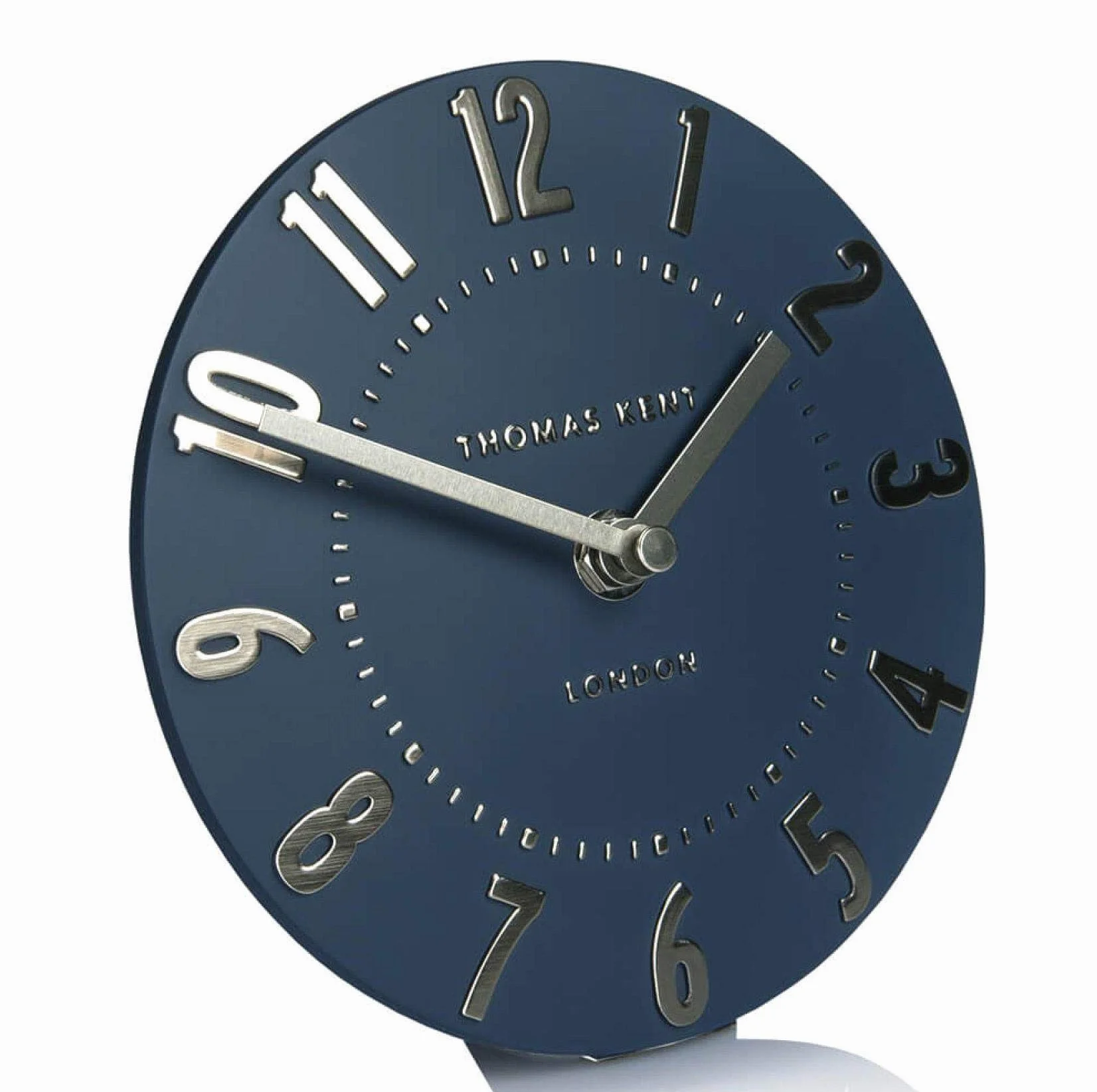Thomas Kent Horloge de cheminée Bleu nuit 15,2 cm