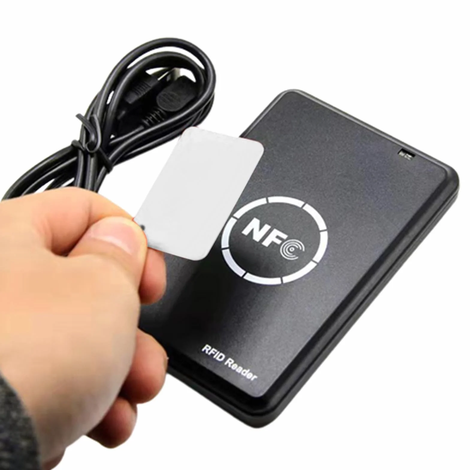 Greensen Czytnik Zapisywacz NFC, Kopiarka Kart IC 13.56MHz 125KHz Wysoka Wydajność Deszyfracji Edycji Analiza dla Kart AWID Winda Duplikator Kluczy