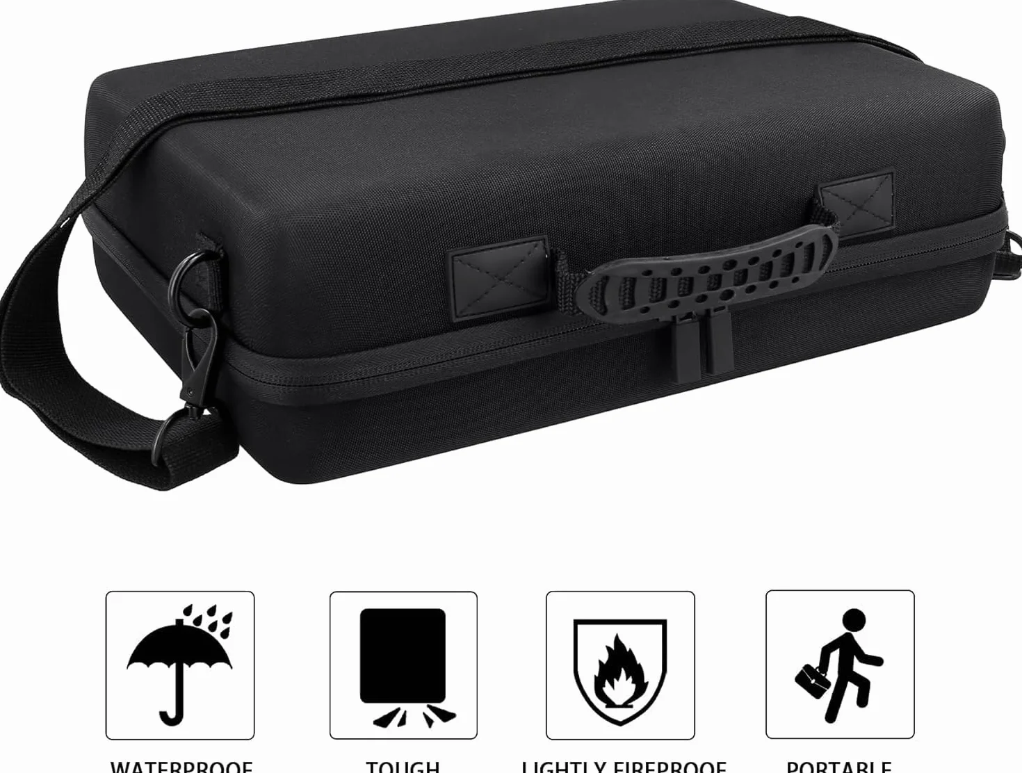 co2CREA Dur Étui de Voyage Rigide Housse Cas Canon Pixma TR160 iP110 TR150 Imprimante Jet d'encre