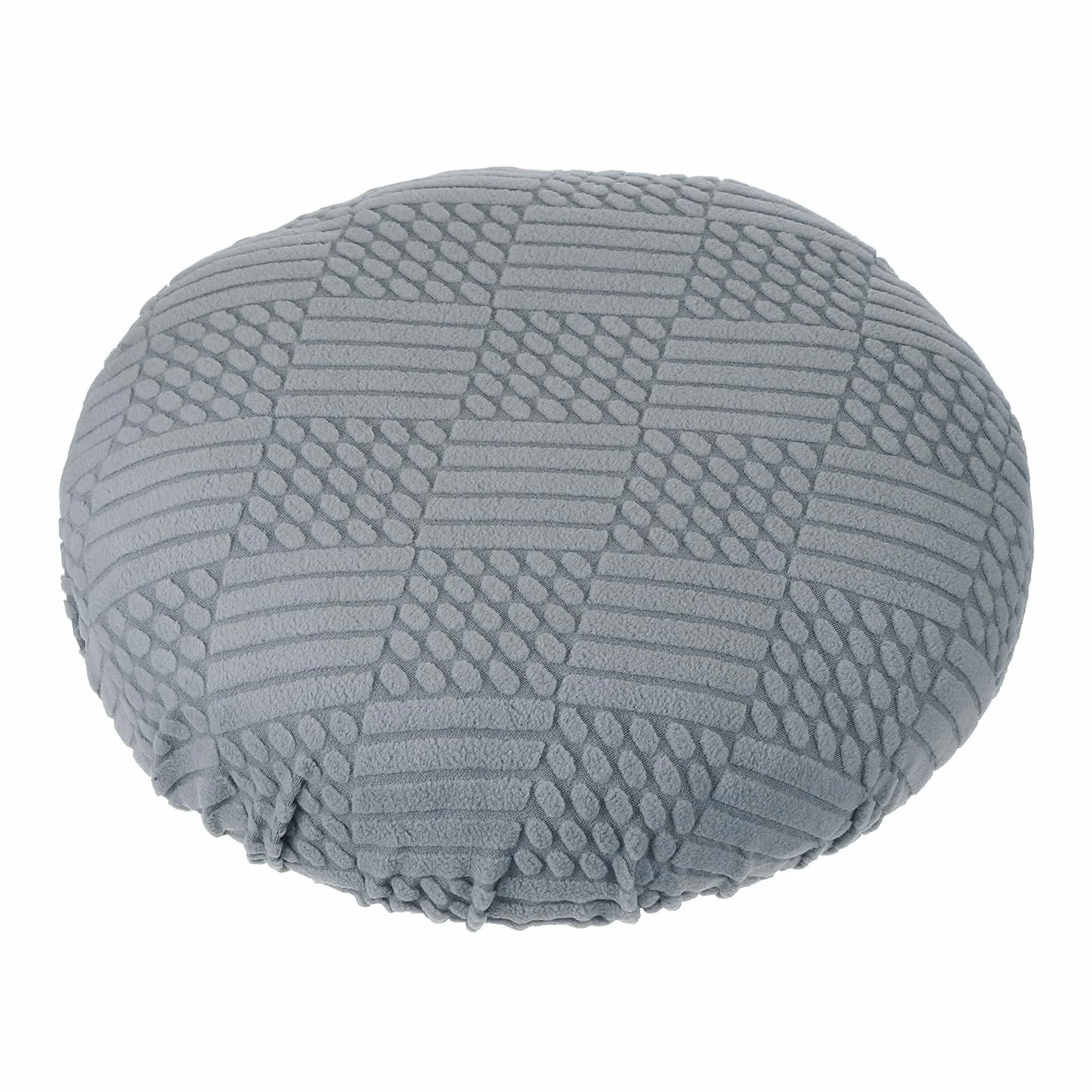 PATIKIL Housses De Tabouret Rondes Élastiques Lavables Coussin Siège pour Chaise 14-18 Pouces Gris Foncé
