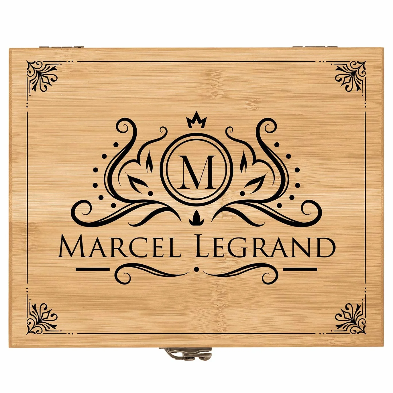 Maverton Coffret du Sommelier, Cadeau d'accessoires pour Le vin, Set Sommelier personnalisé, Cadeau pour Chaque Homme - Cadeau Noel - Monogramme