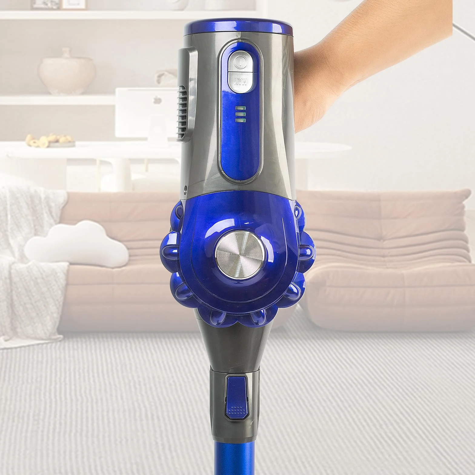 Akitas V8 Aspirateur Balai sans Fil 3en1 à Main et Vertical Léger 22,2V 150 W Batterie Lithium Rechargeable pour Sol, Tapis, Poils d'animaux