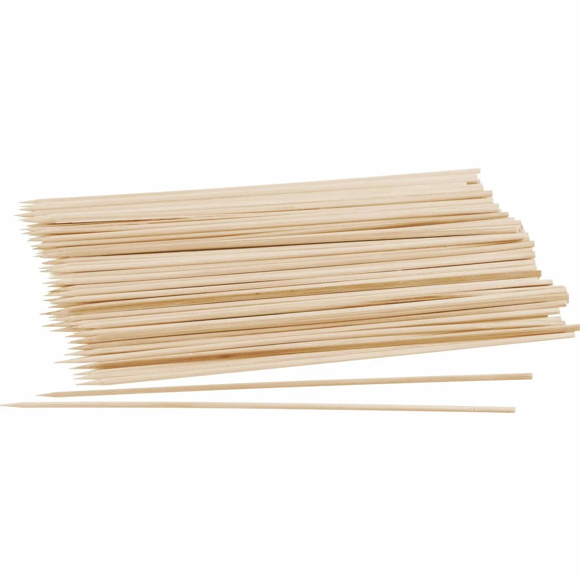 Fackelmann Pics à brochettes en Bois 20 x 0,25 cm Naturel