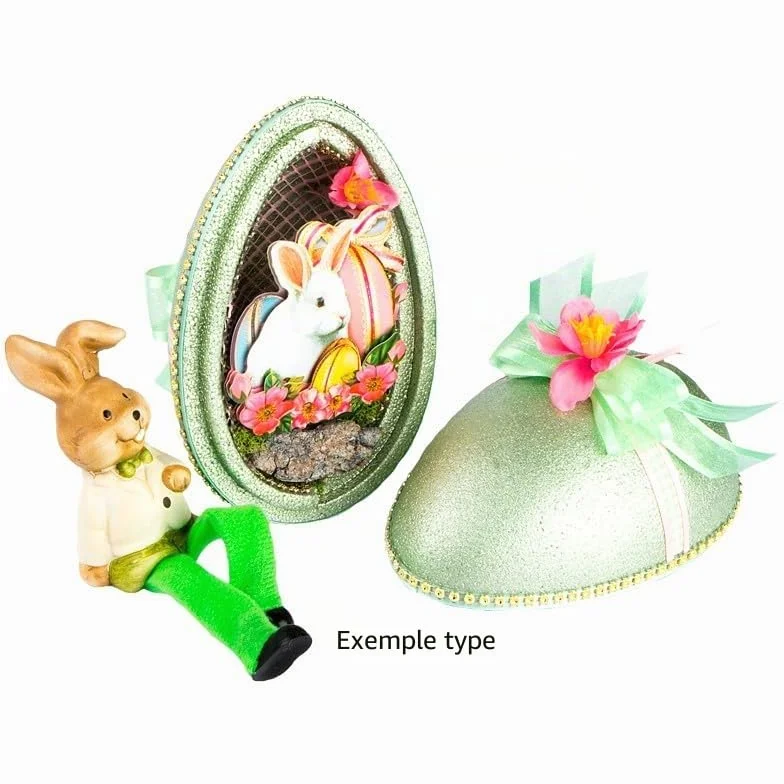 Ideen mit Herz Œuf en polystyrène 16 cm - 2 pièces - Grand divisible
