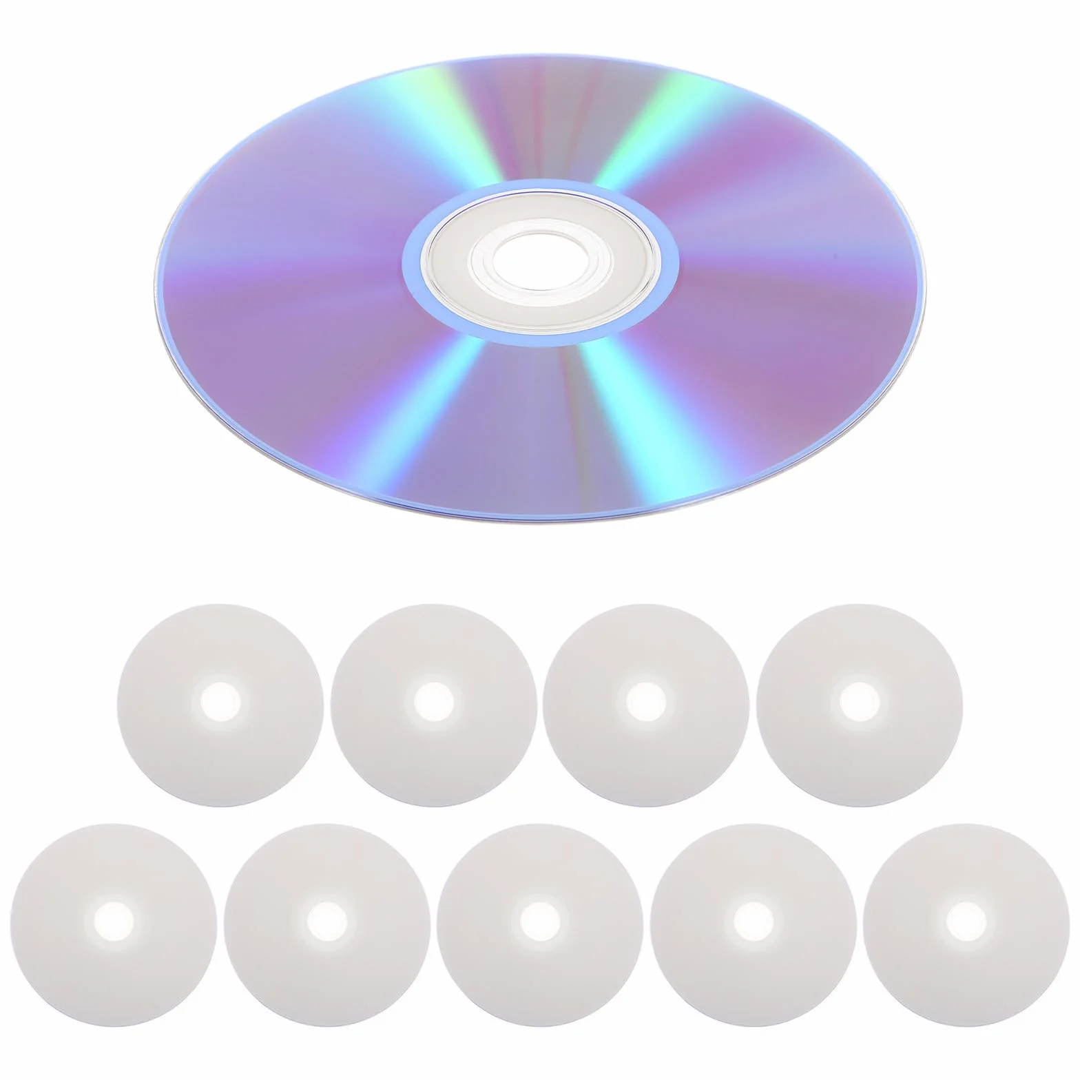 Abaodam Lot de 10 Disques CD-RW Vierges 700 Mo Réinscriptibles Audio Vidéo
