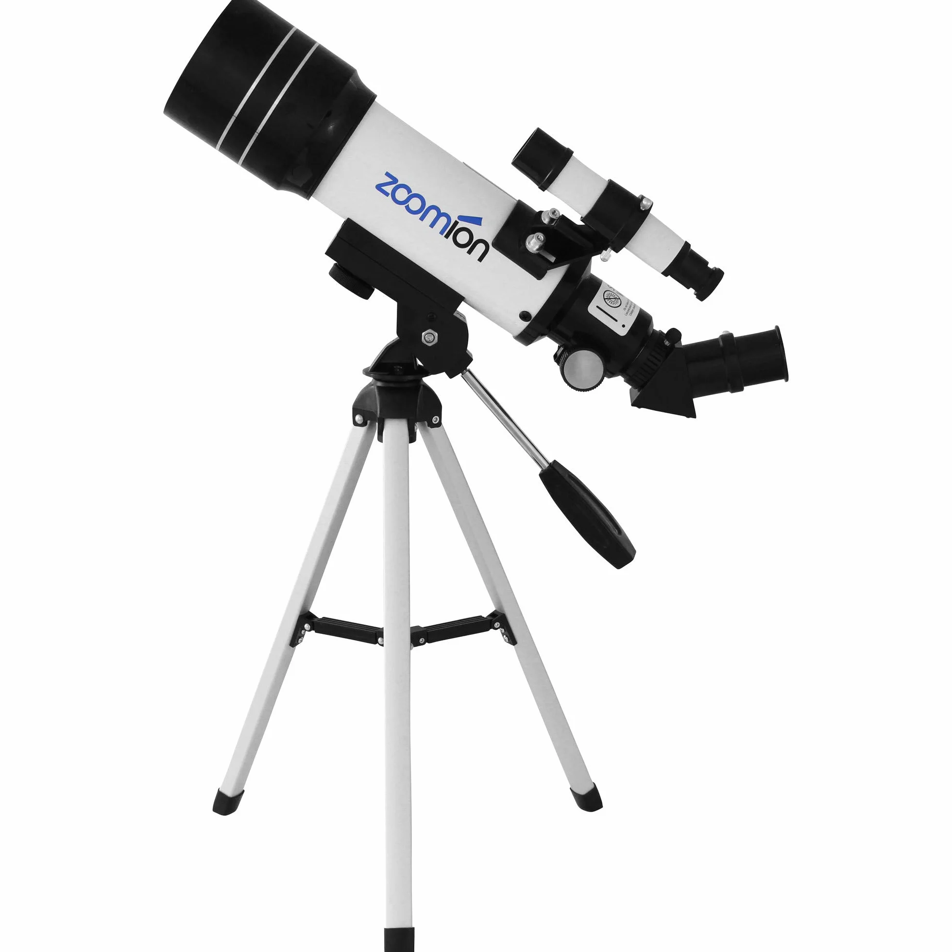 Teleskop Zoomion Pioneer 70/360 AZ. Zestaw dla dzieci oraz dorosłych z dużą paletą akcesoriów, do obserwacji Księżyca, zwierząt i pejzażu