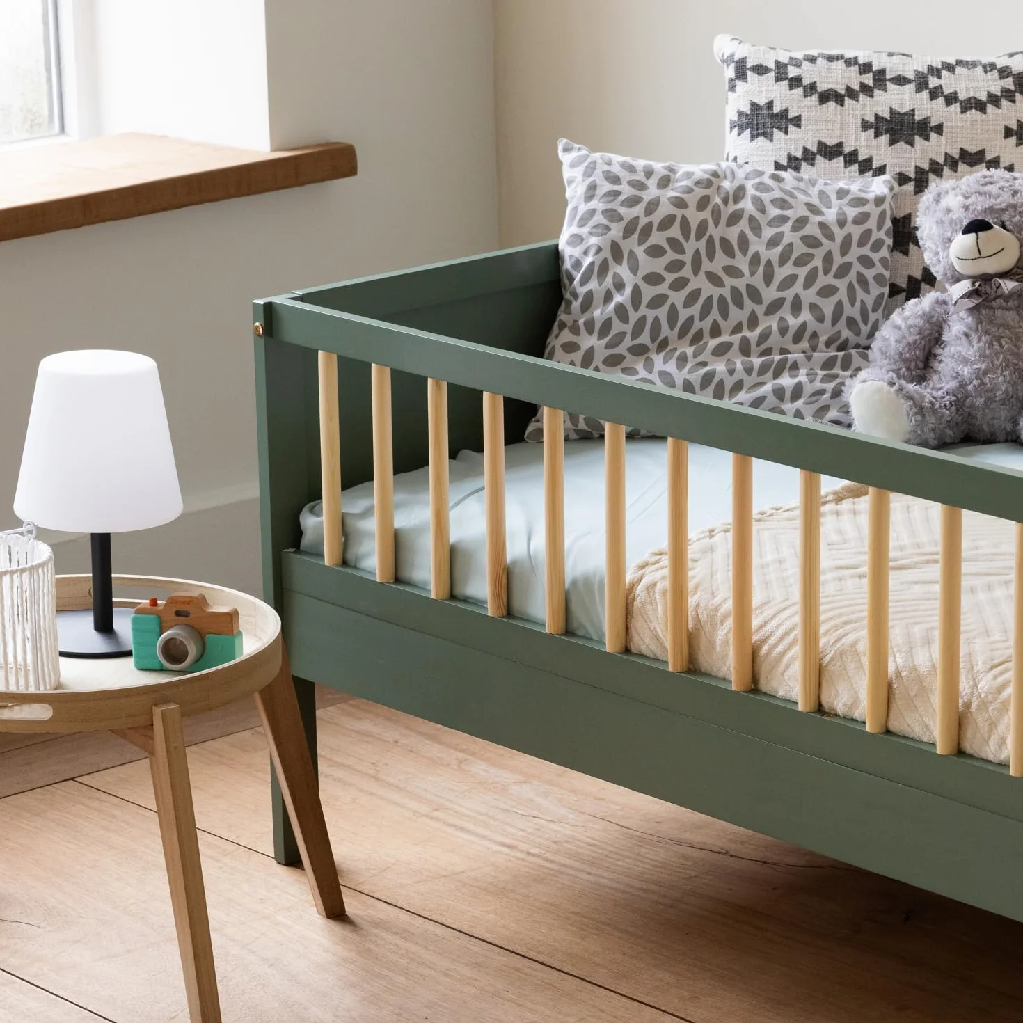 Happy Garden Lit Enfant Adam 190x90 cm Vert avec sommier à Lattes