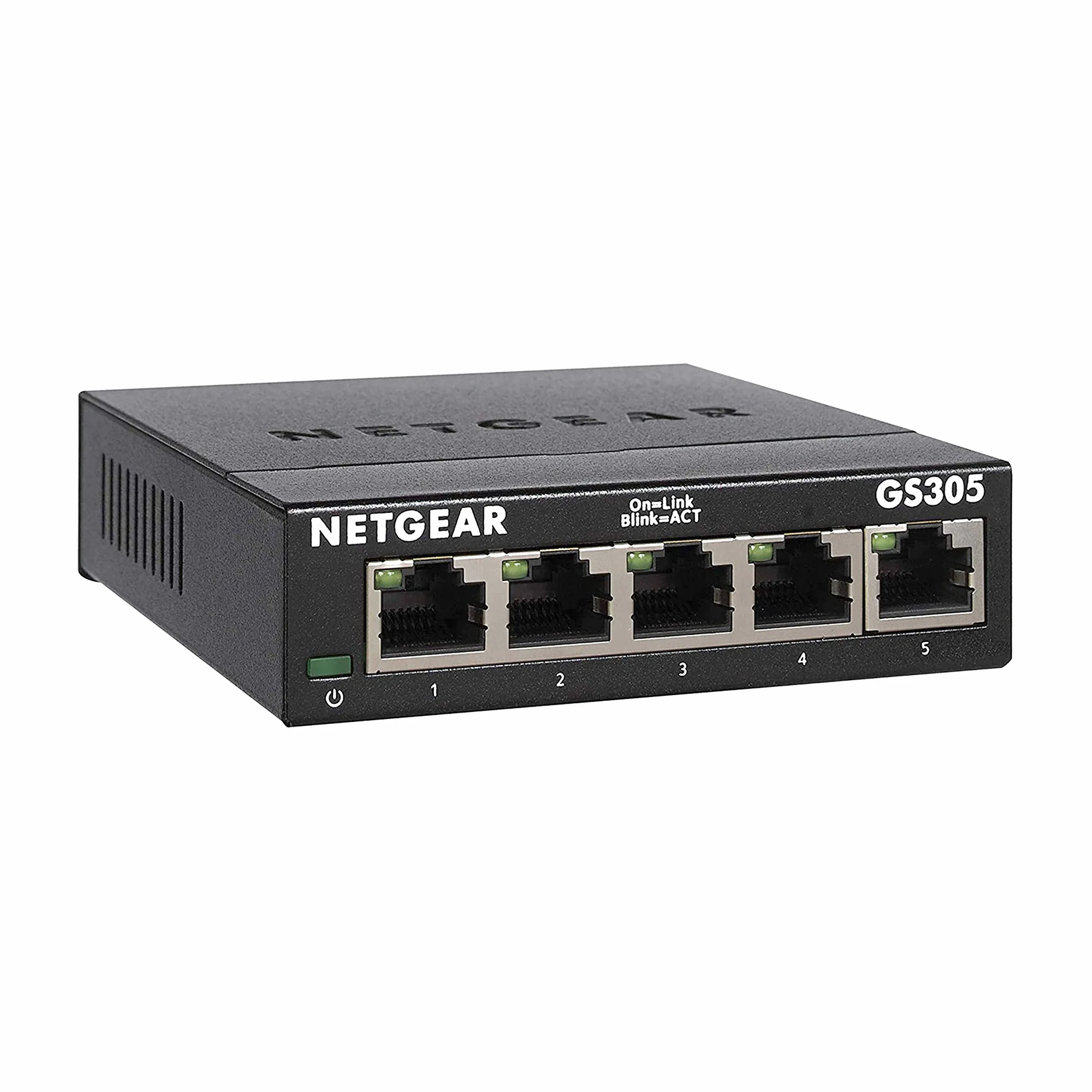NETGEAR GS305-300PES Switch Ethernet Métal 5 Ports Gigabit 10/100/1000