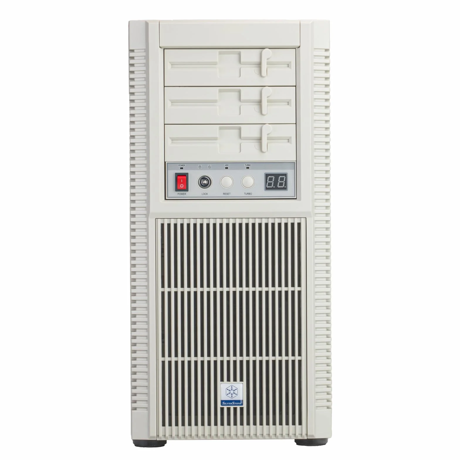 Silverstone TechnologyFLP02 — obudowa typu tower inspirowana stylem retro z wydajnym chłodzeniem i obsługą rozszerzeń, SST-FLP02W