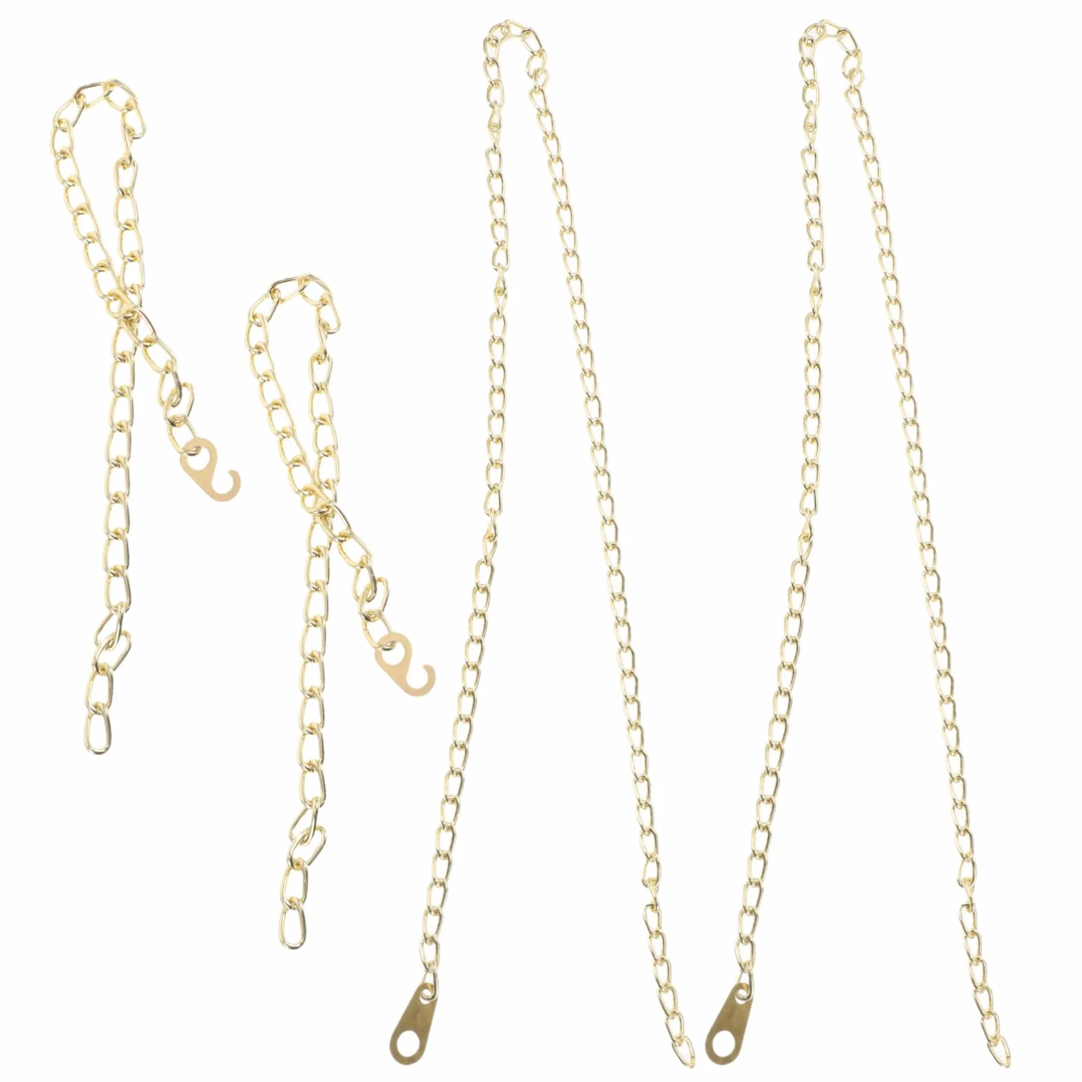 TOPBATHY Chaînes de Réparation en Métal pour Horloges Mécaniques Grandes, Lot de 4 Pièces
