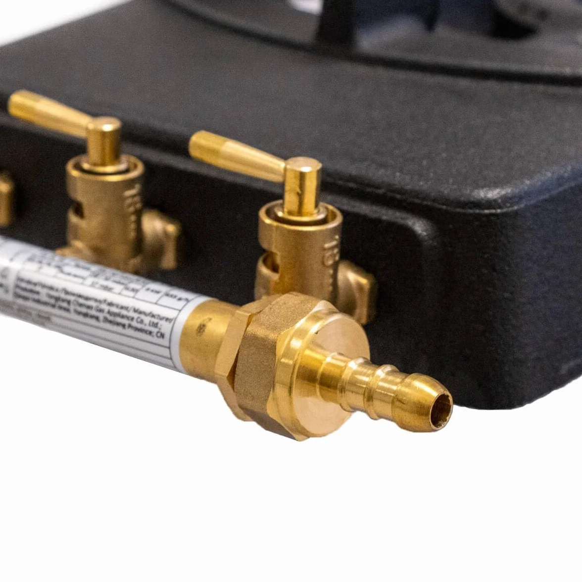 PROWELTEK - Rechaud gaz 4 Pieds Fonte véritable 9800 2 Bruleurs Plats Grands volumes