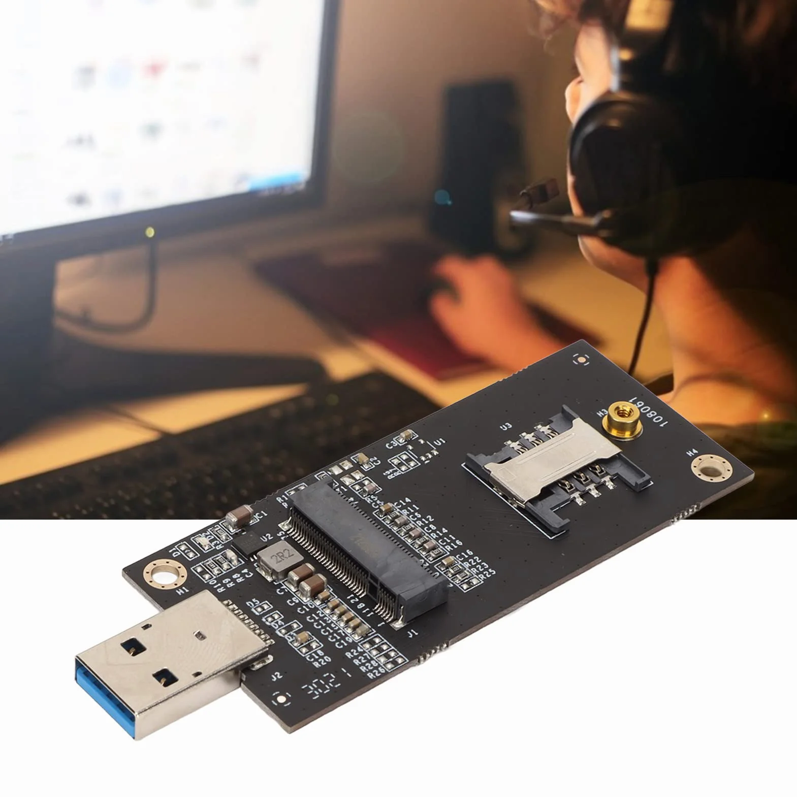Karta Adaptera NGFF na USB 3.0, moduł Interfejsu 3G 4G WWAN LTE M.2 dla Systemu dla Systemu Linux, Plug and Play