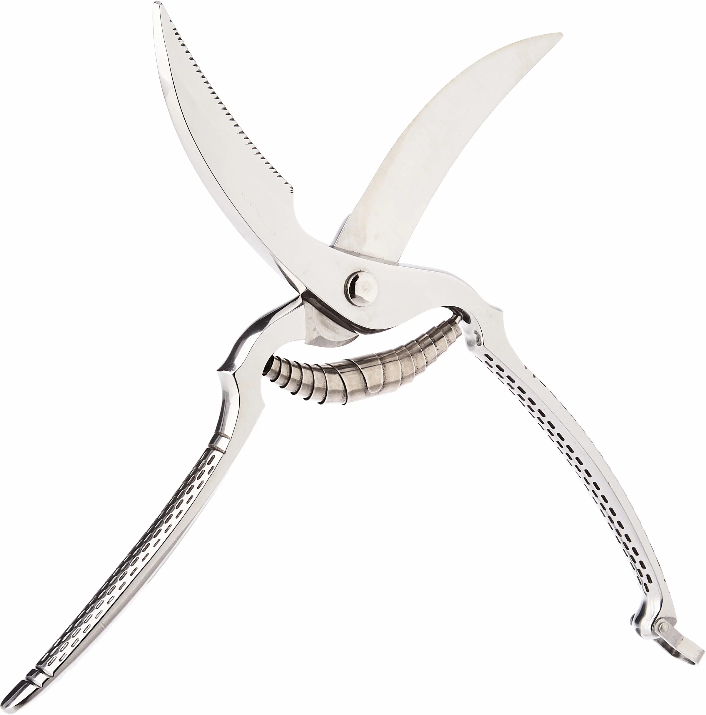 Victorinox Ciseaux à volaille de cuisine, lames extra-tranchantes, acier inoxydable, poignée métallique