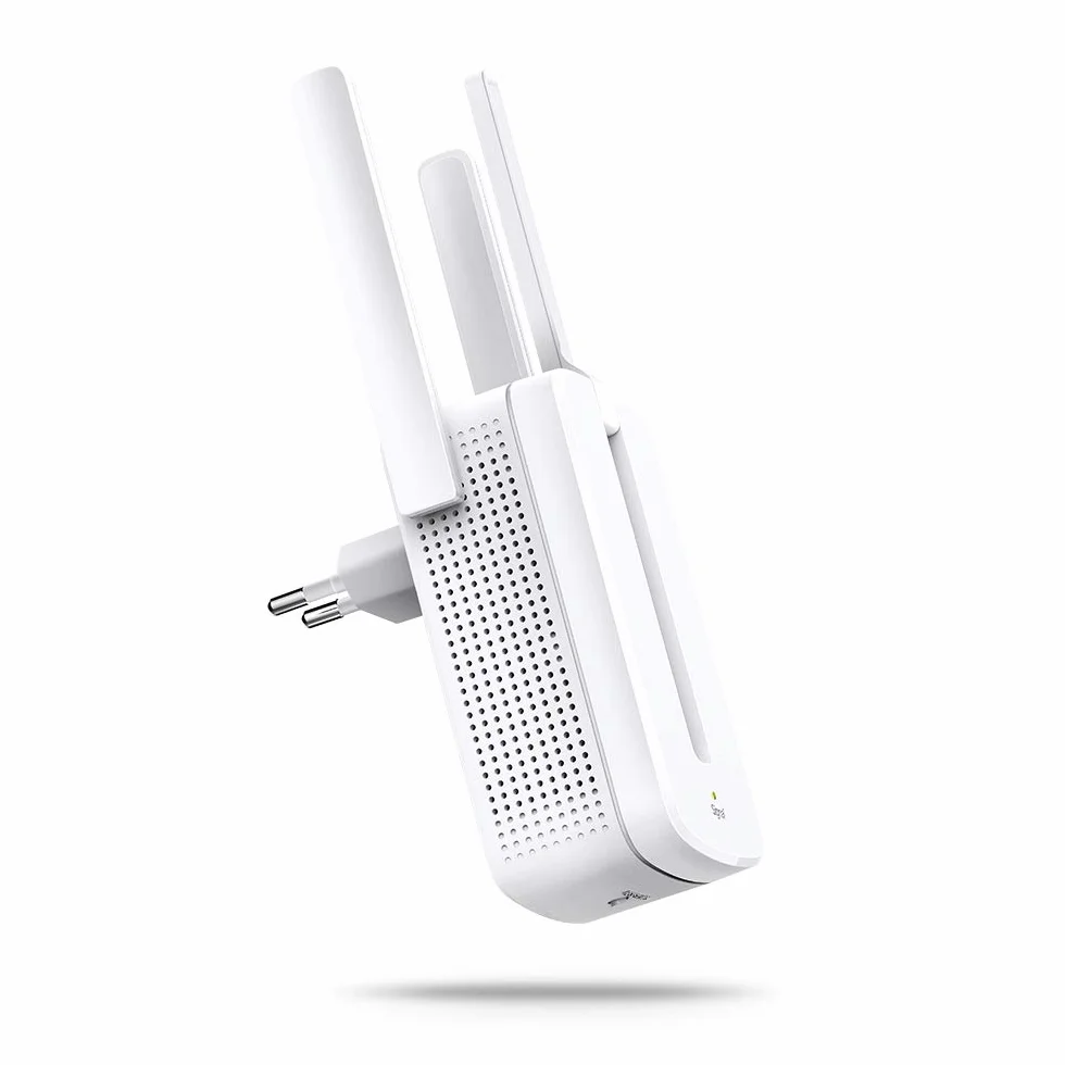 Mercusys MW300RE | Wzmacniacz Zasięgu Wi-Fi 300 Mb/s | 2,4 GHz | Konfiguracja WPS Jednym Przyciskem | Wskaźnik Sygnału | Port Ethernet | Tryb Punktu Dostępowego