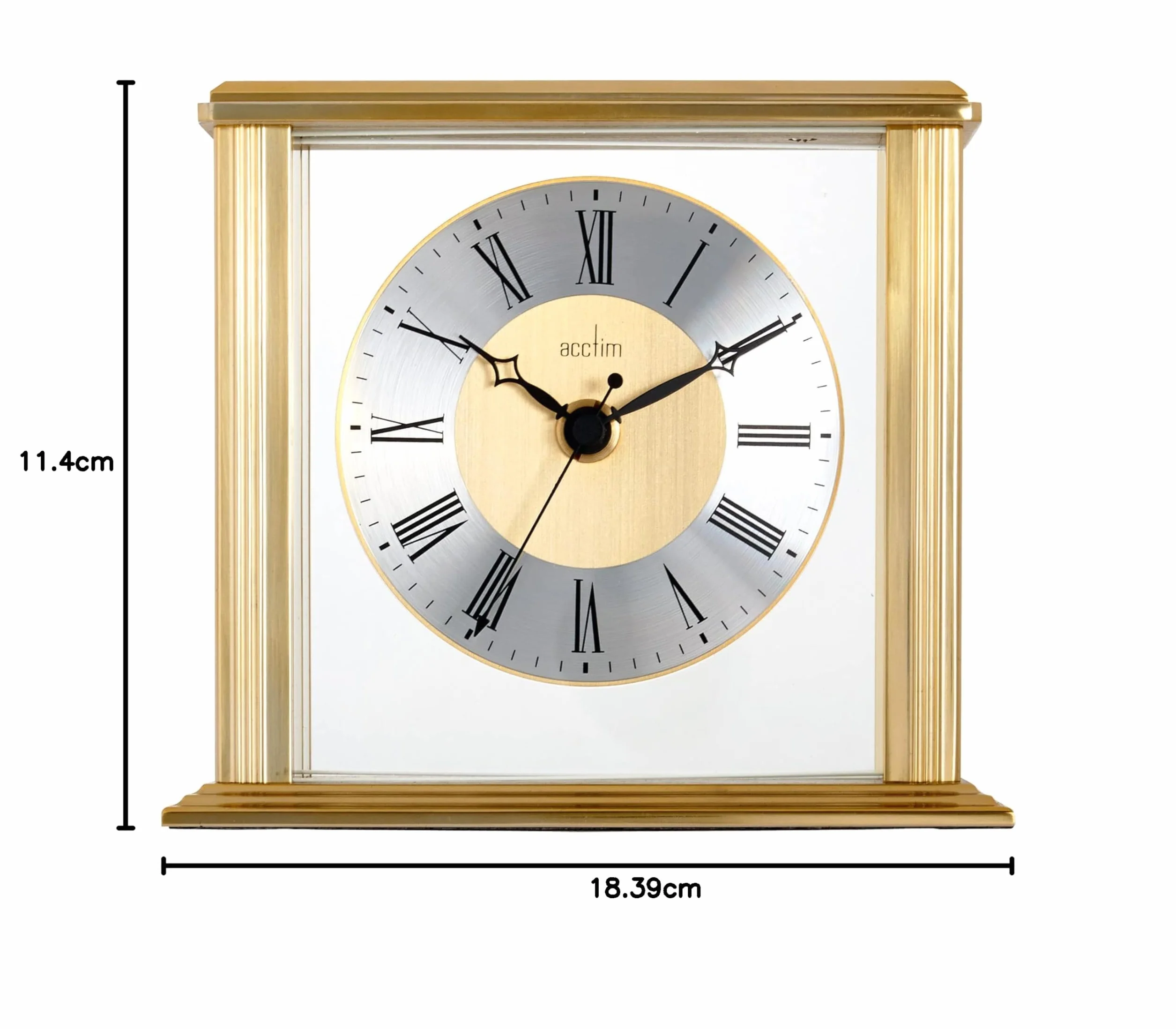 Acctim Hamilton Horloge de cheminée Effet cuivre