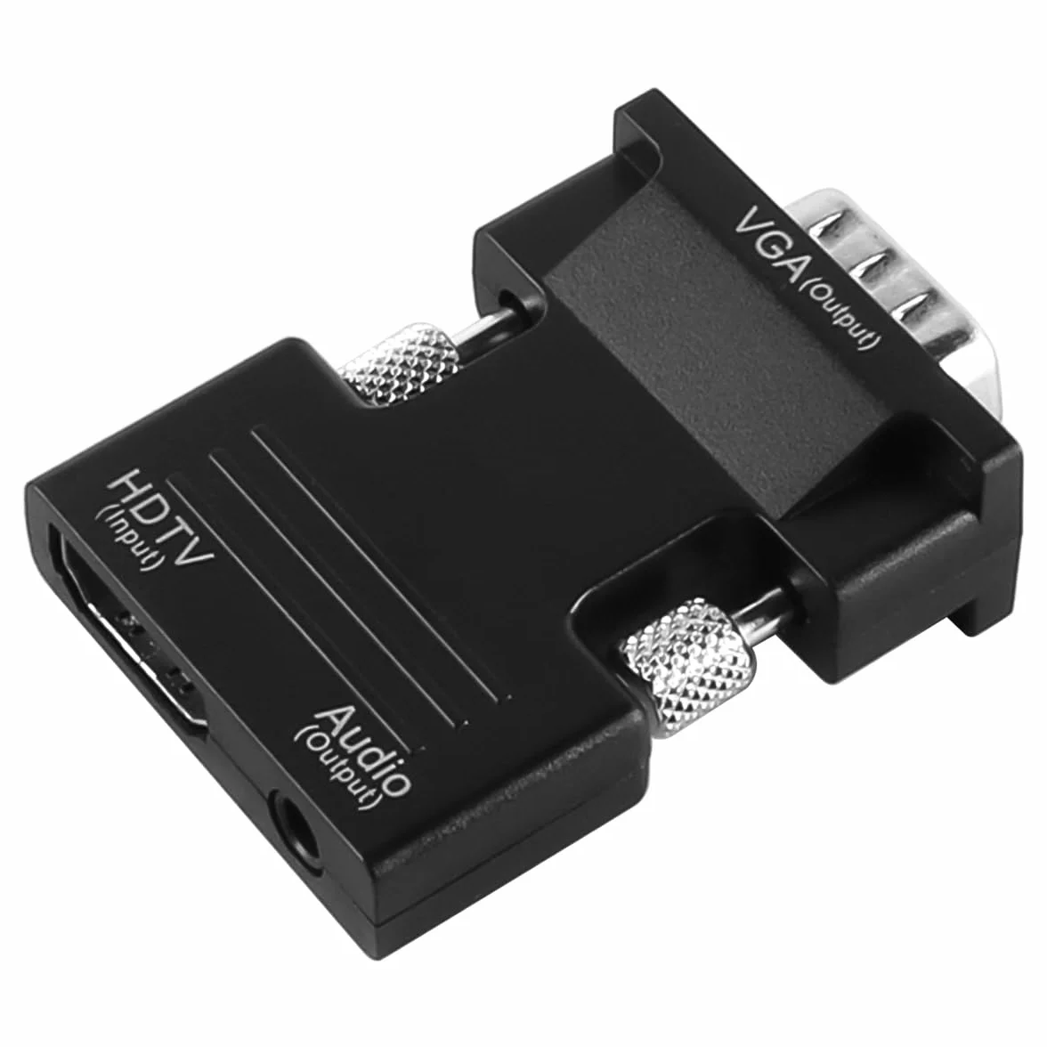 Adaptateur HDMI vers VGA Convertisseur 1080P Noir