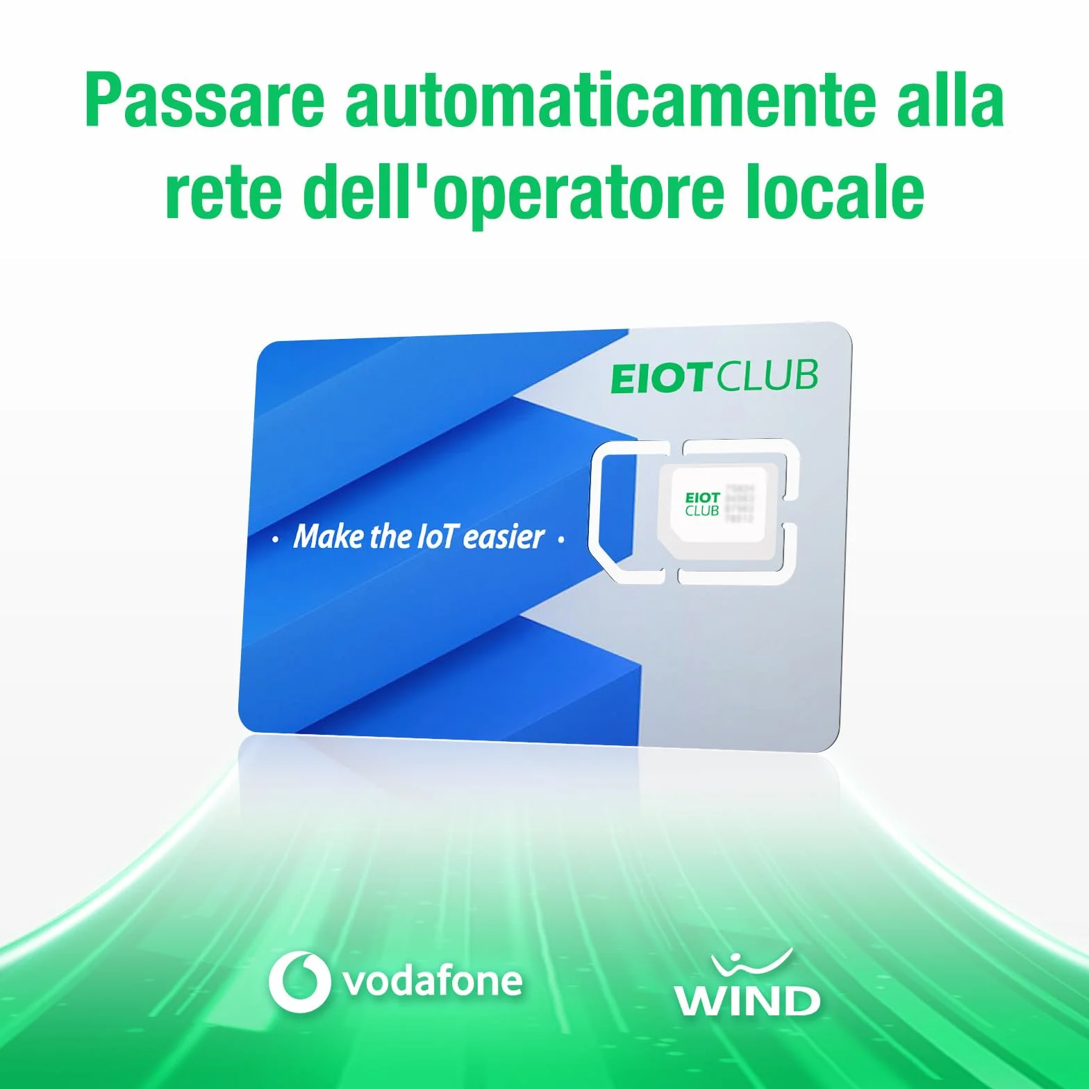 EIOTCLUB Prepaid SIM bez umowy, karta SIM kompatybilna z Vodafone i Wind, tylko dane, do kamer 5G/4G LTE i kamer myśliwskich oraz routerów 5G/4G i urządzeń IoT odblokowana