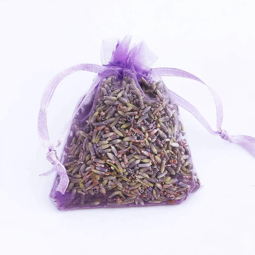 OLILLY Sachets Violets Lavande de Provence 120g Lavande Naturelle 12 Sachets