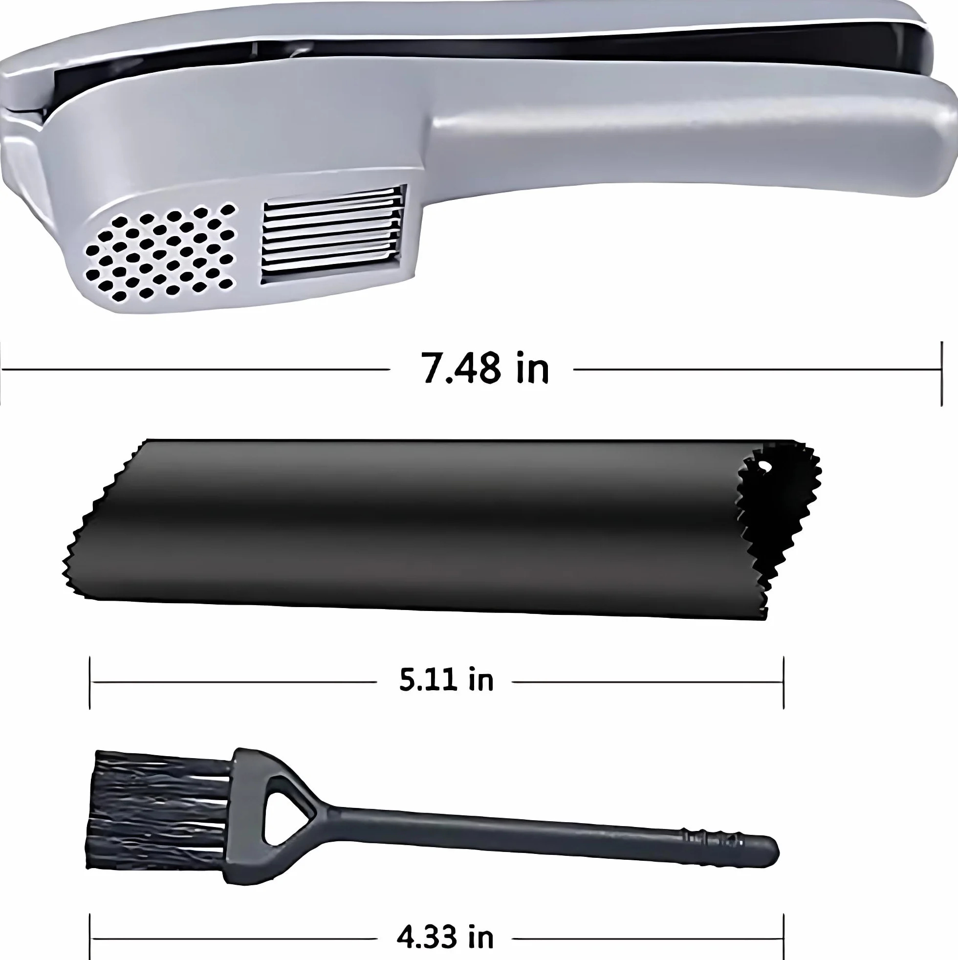 Presse Ail Manuel Professionnel Coupe Hachoir Garlic Press Poignée Epaisse Cuisine Accessoires