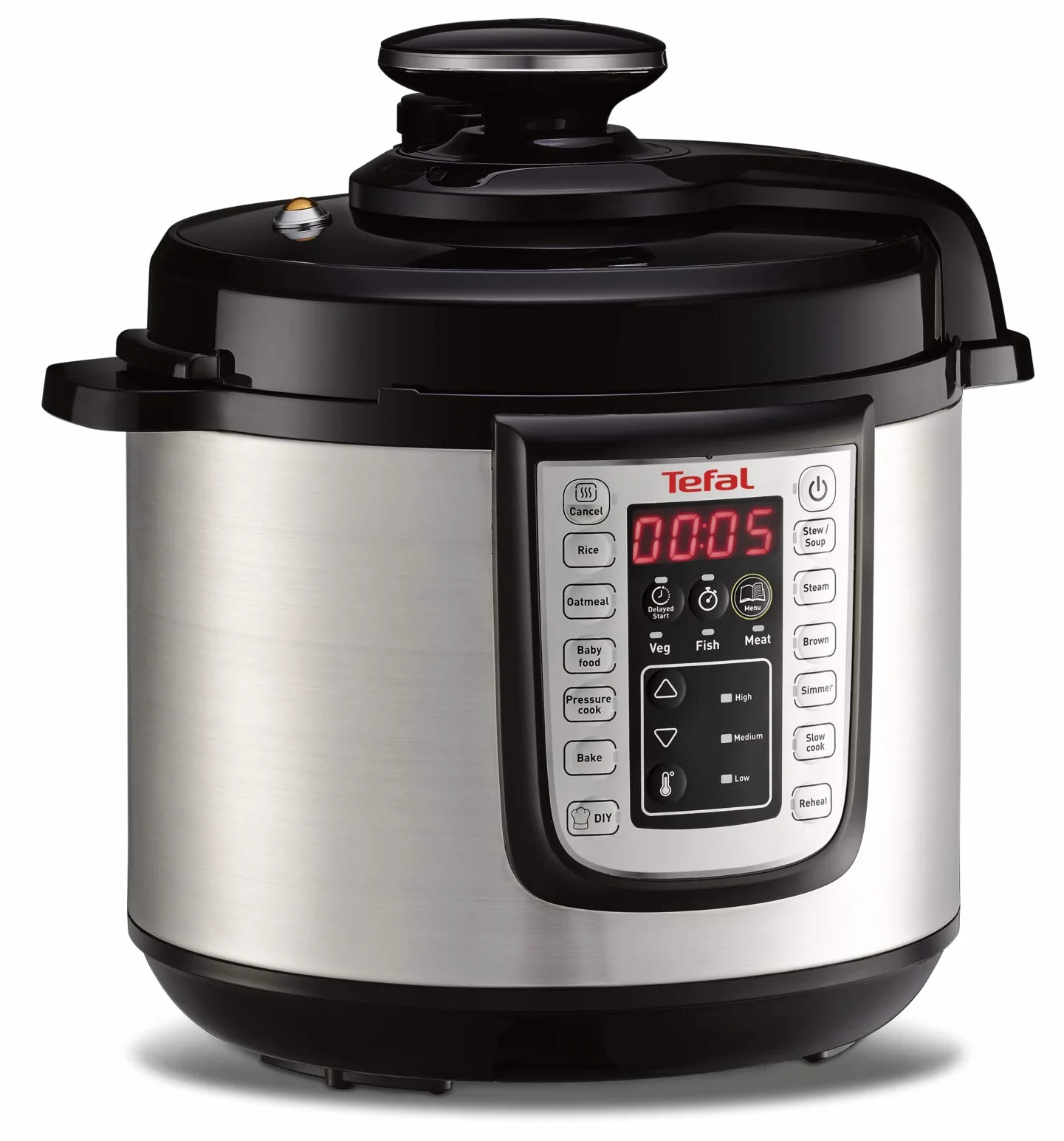 Tefal CY505E10 Multicooker – 6 L Capacity – Pressure Cooking, Multifunctional, 25 Programmes, Fast and Delicious