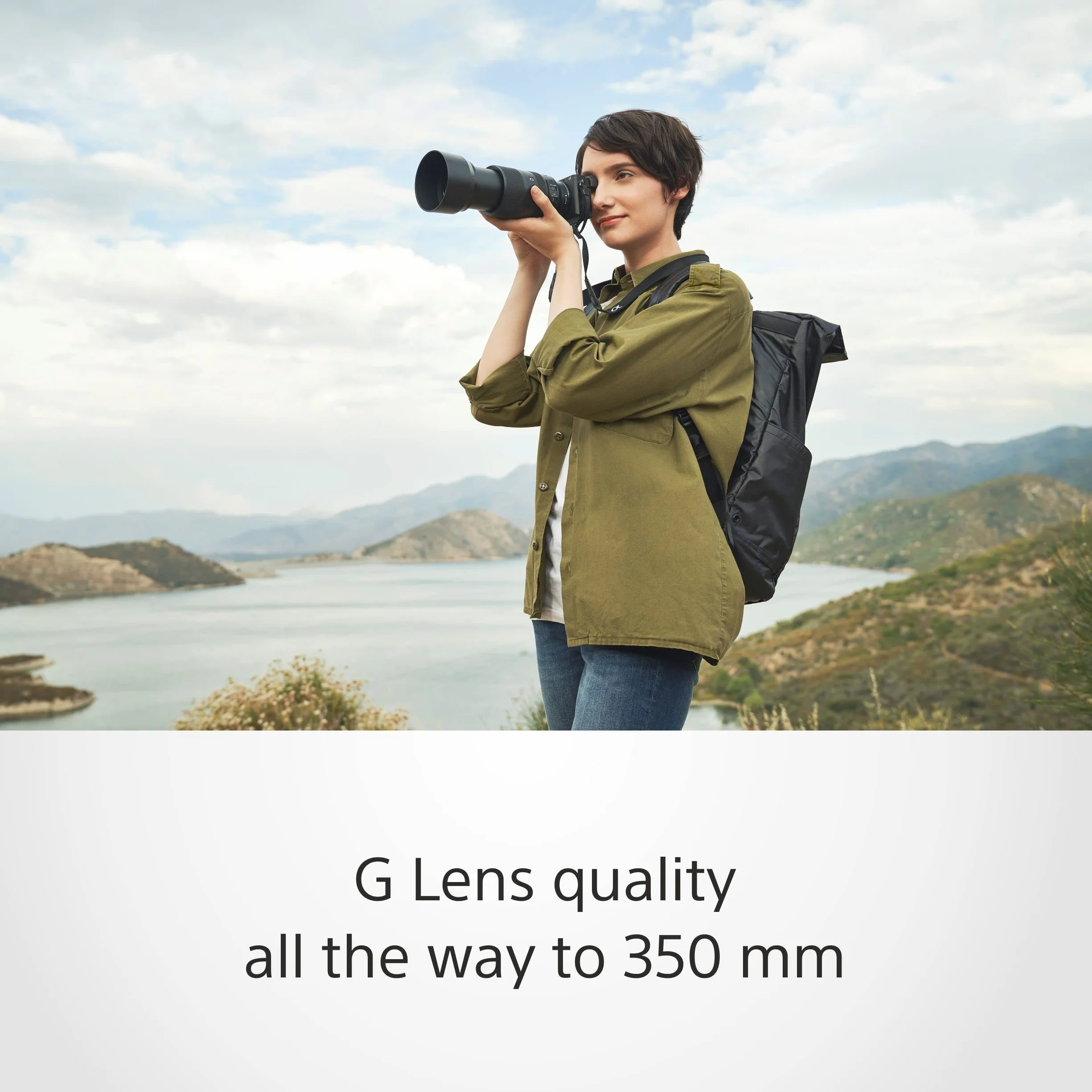 Sony 70–350 mm f/4.5–6.3 G OSS teleobiektyw zmiennoogniskowy APS-C (superzoom do dzikiej przyrody, sportu, portretów i fotografii plenerowej)