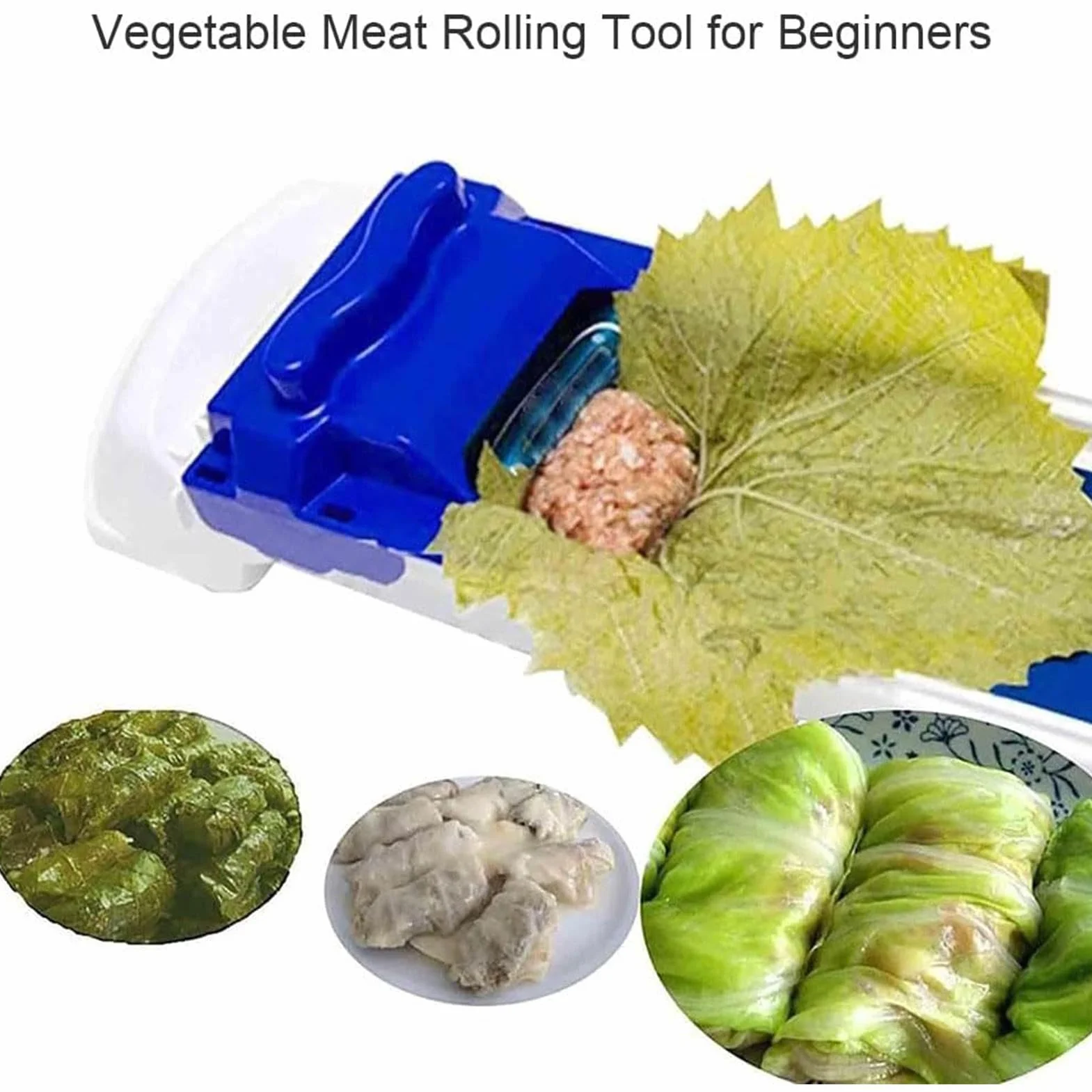Machine à rouler les feuilles de vigne rouleau de viande végétale outil rapide