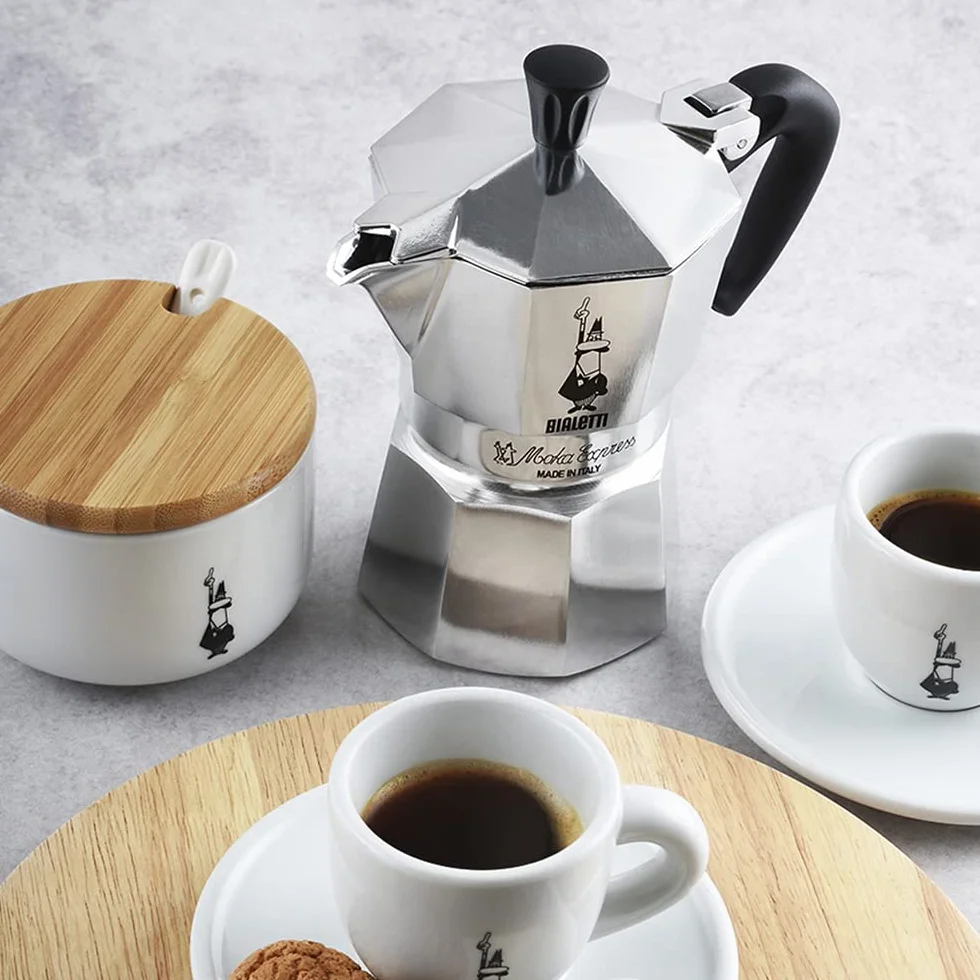 Bialetti Moka Express Cafetière Expresso 6 Tasses 270 Ml Aluminium Argenté