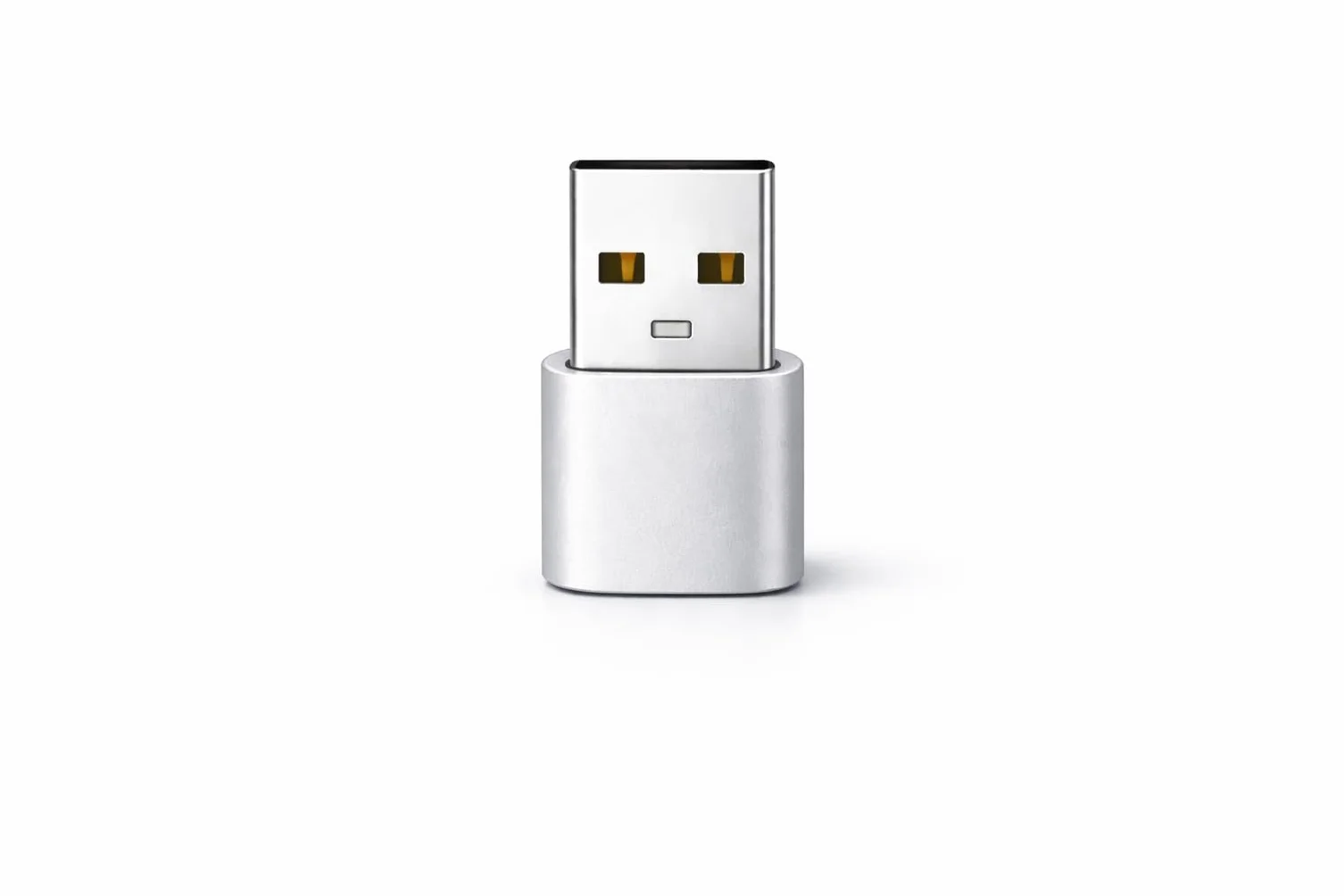 Pack de 3 Adaptateurs USB-A vers USB-C Argent Compatible Apple iPhone 15/16/17 iPad AirPods Samsung Galaxy S23/S24/S25 Charge Rapide