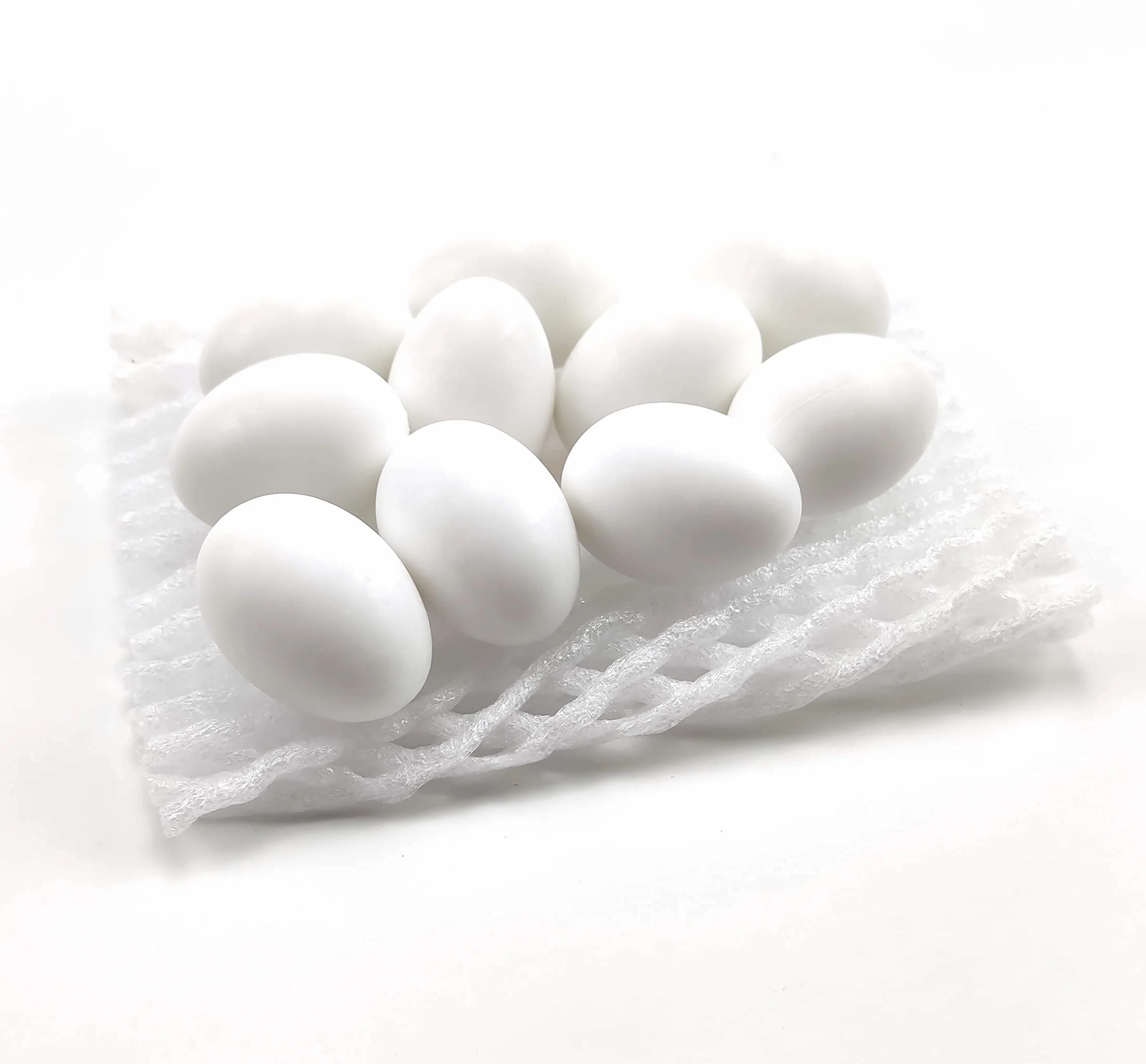Lot de 10 œufs factices pour Pigeons en Plastique Solide