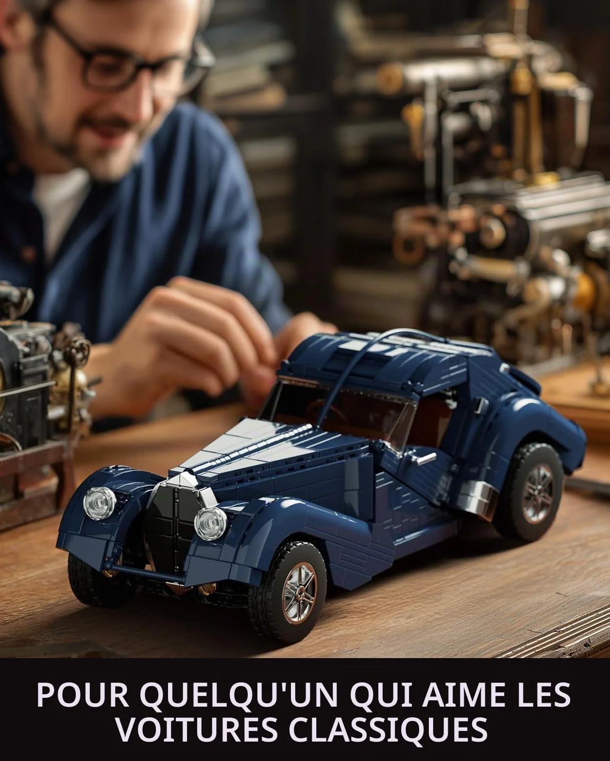 Nifeliz Kit de Construction Voiture Sport Échelle 1:14 1127 Pièces Cadeau Collectionner