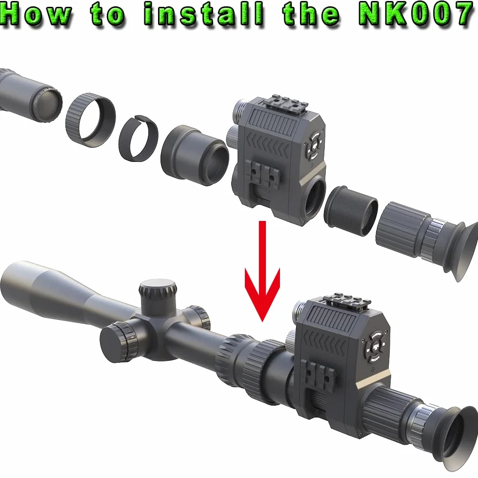XiaoXIN Cyfrowy luneta noktowizyjna monokular 100-200 m podróżna kamera na podczerwień obsługa nagrywania zdjęć wideo wiele języków na zewnątrz kemping polowania obserwacja nocna pływanie łódką