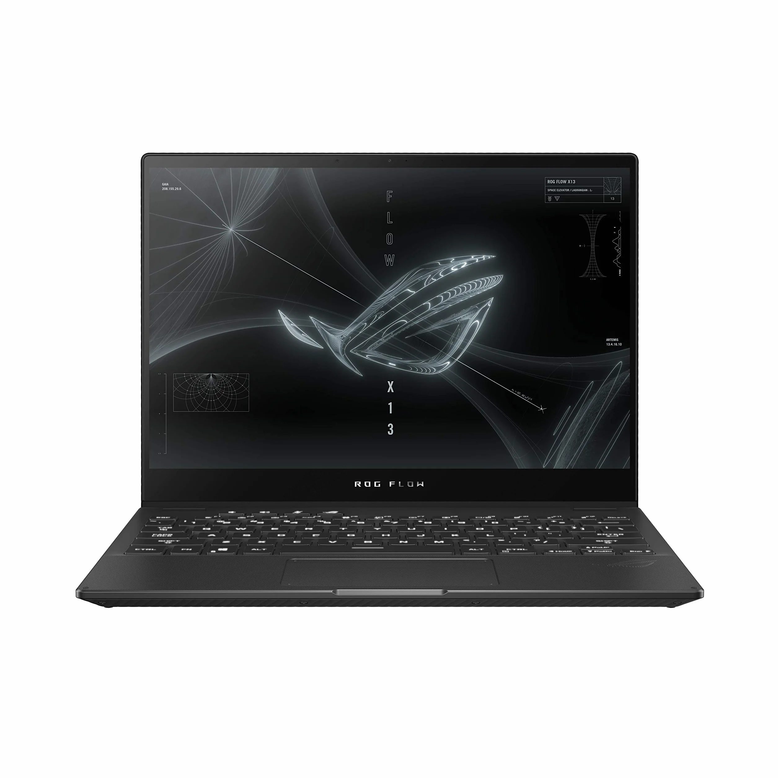 ASUS ROG Flow X13 Convertible Laptop | wyświetlacz 13,4" 16:10 120 Hz FHD+ | AMD R7-6800HS | 16 GB RAM | 512 GB SSD | AMD Radeon 680M | Windows 11 | klawiatura QWERTZ | Off Black | ekran dotykowy