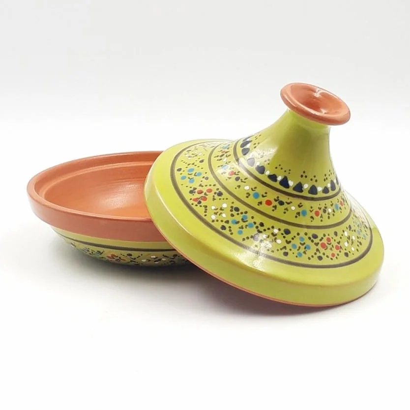 Tajine individuel évasé Marrakech Vert - D 22 cm