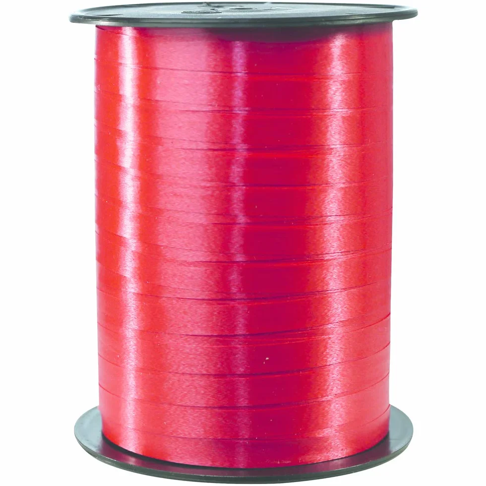 Clairefontaine Ruban Bolduc Lisse 500m x 0,7 cm Rouge Ruban décoratif cadeau