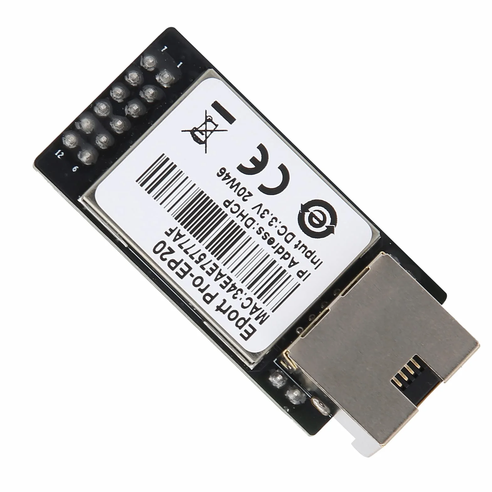 Moduł sieciowy TTL, przyłącze sieciowe TTL Seryjny do modułu Ethernet. Łatwa konfiguracja za pomocą interfejsu internetowego dla systemu