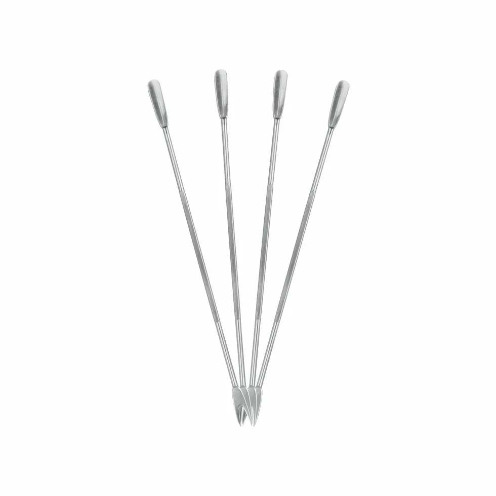 Metaltex Lot de 4 fourchettes à Homard en Acier Inoxydable Argenté 18 cm